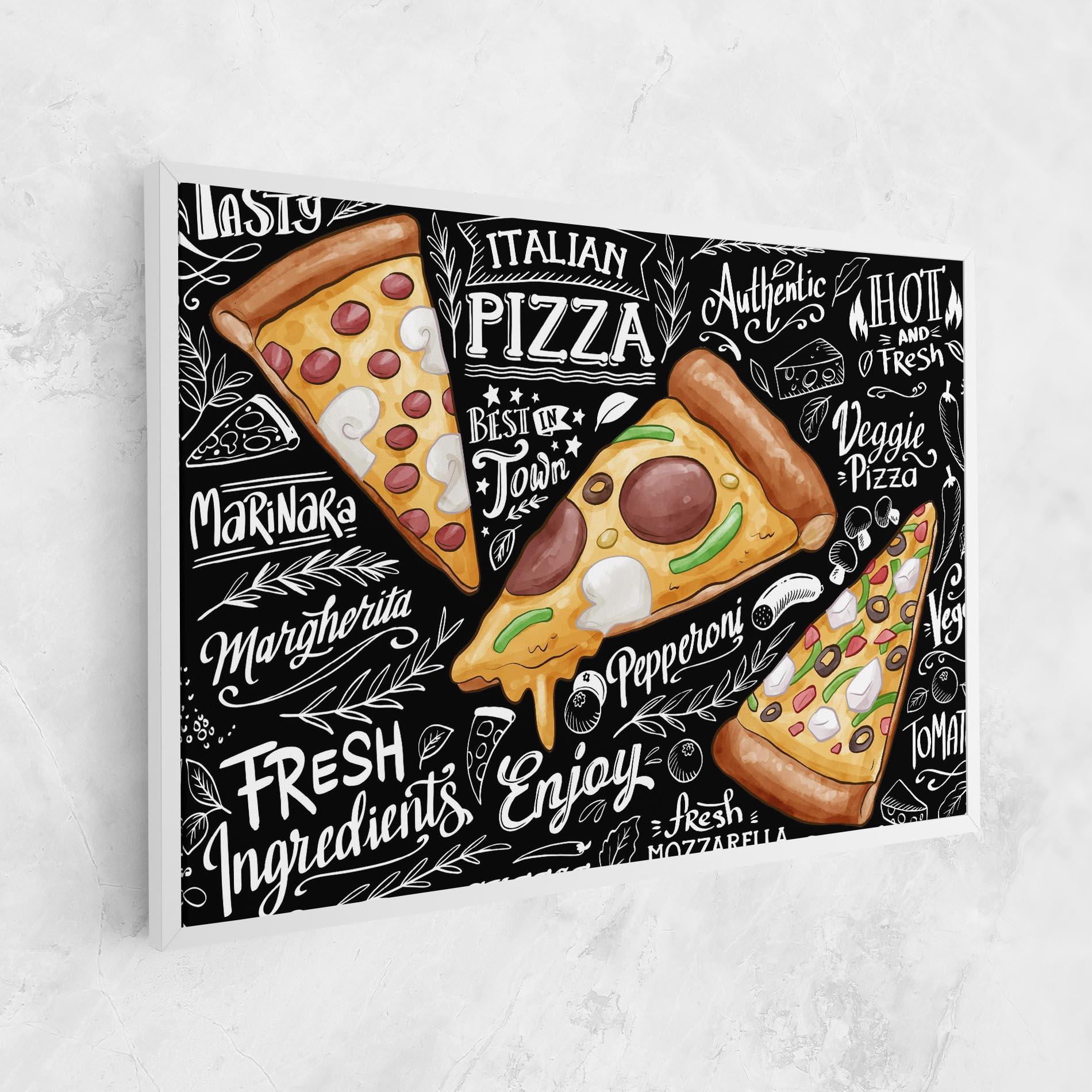 Картина на платно Enjoy Pizza mockup 1