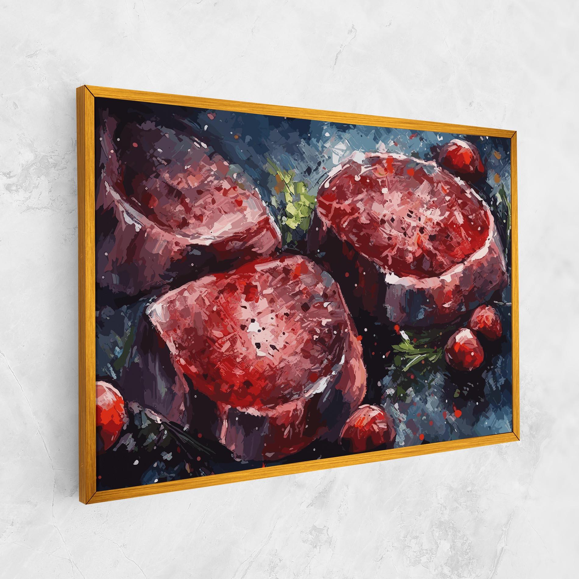 Картина на платно Meat Art mockup 1
