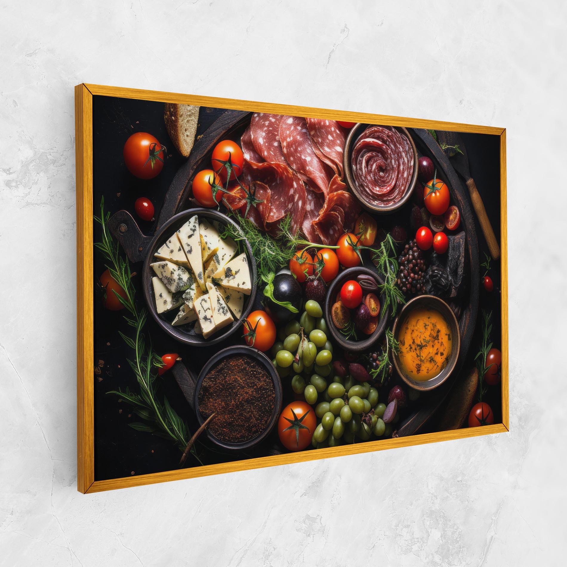 Картина на платно Meats Assortment mockup 1