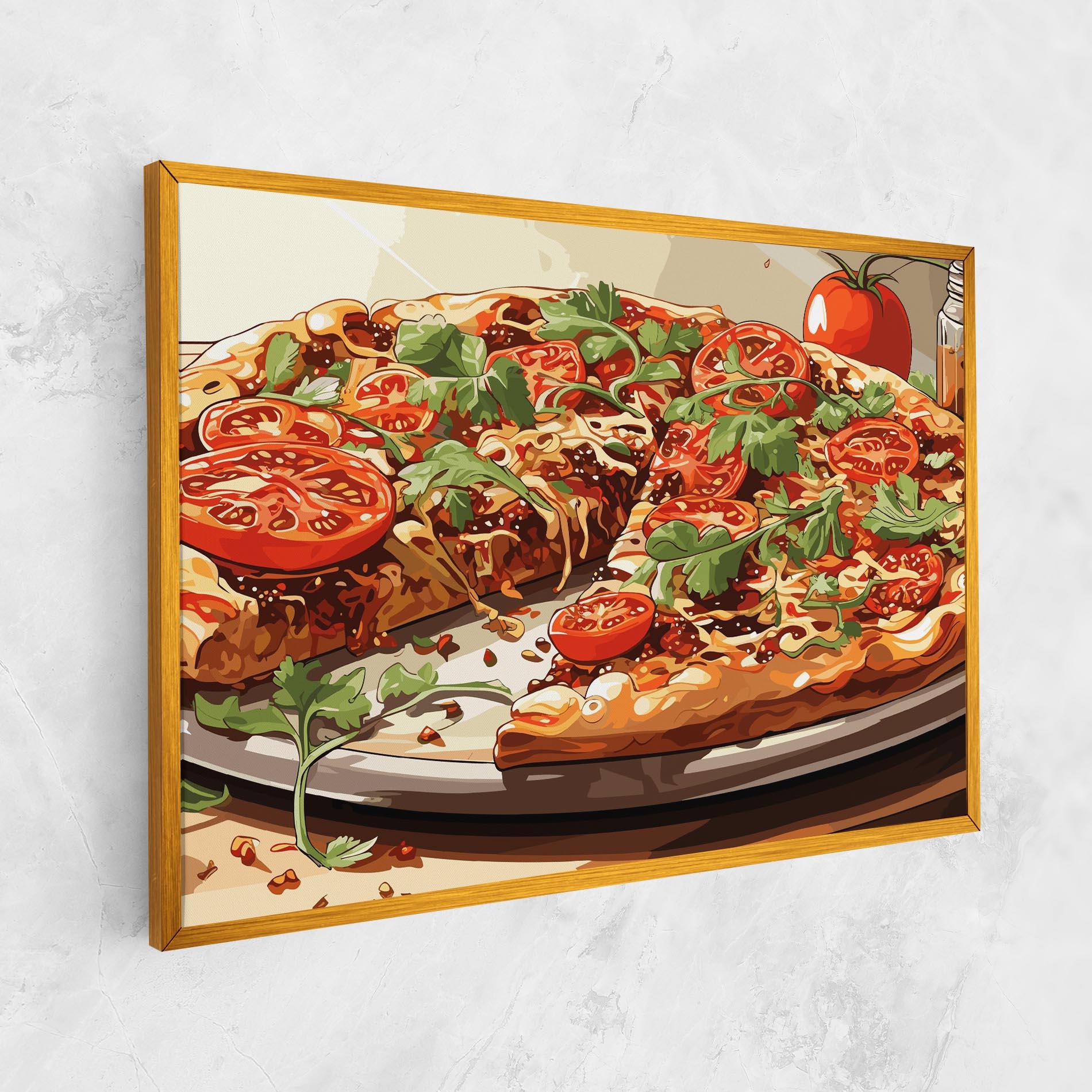 Картина на платно Pizza View mockup 1