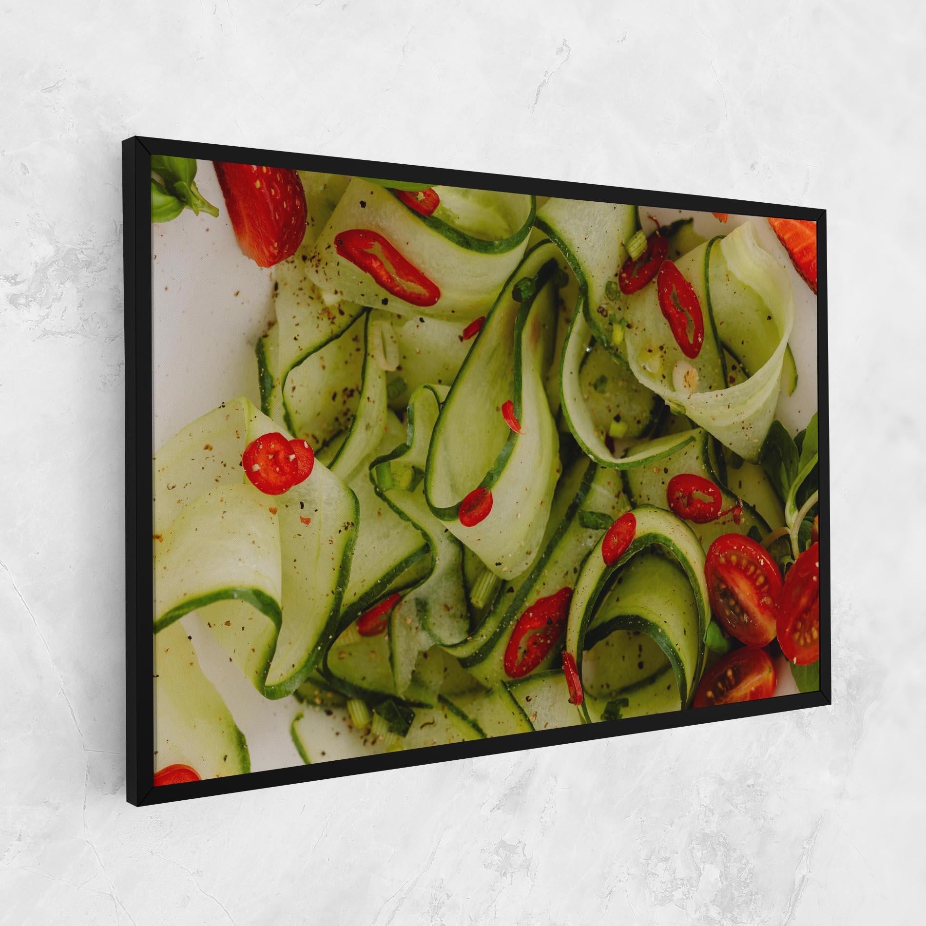 Картина на платно Cucumber Food mockup 1