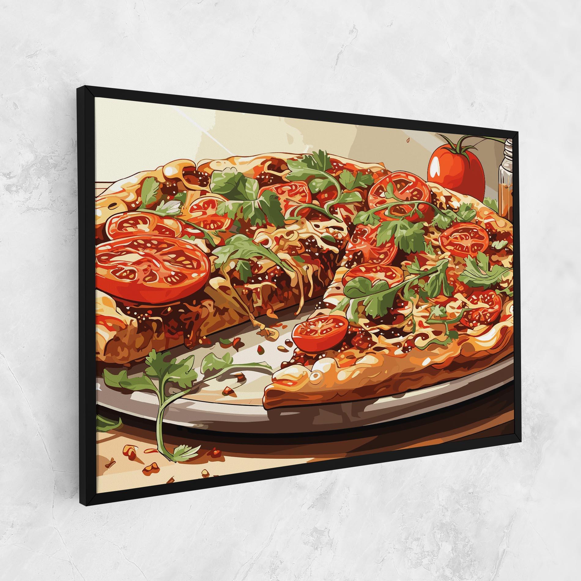 Картина на платно Pizza View mockup 1