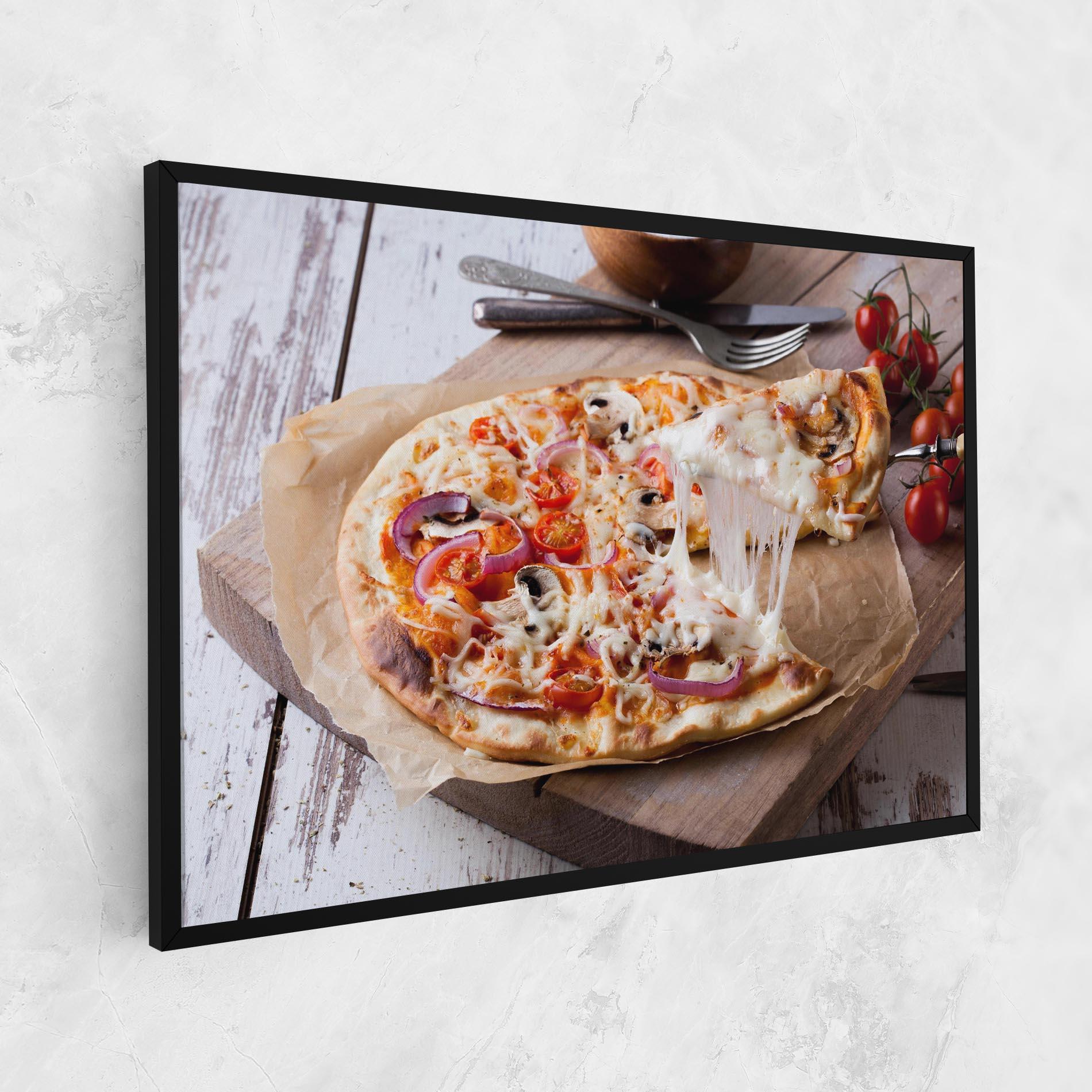 Картина на платно Pizza mockup 1