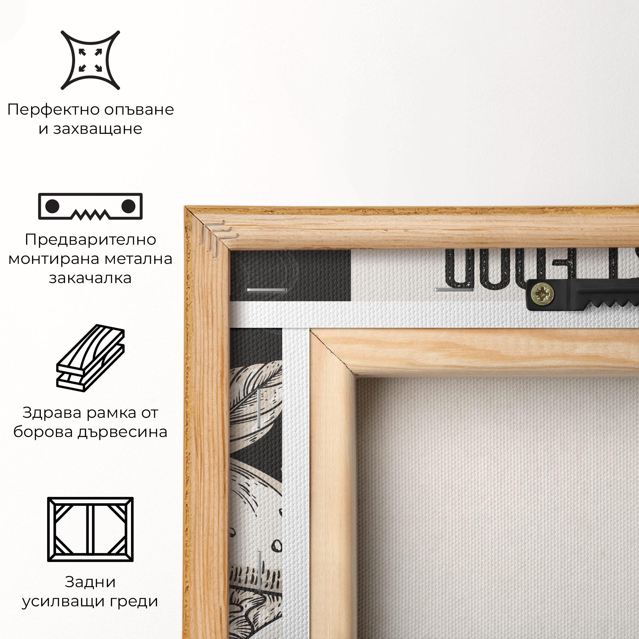 Картина на платно Fast Food mockup 5