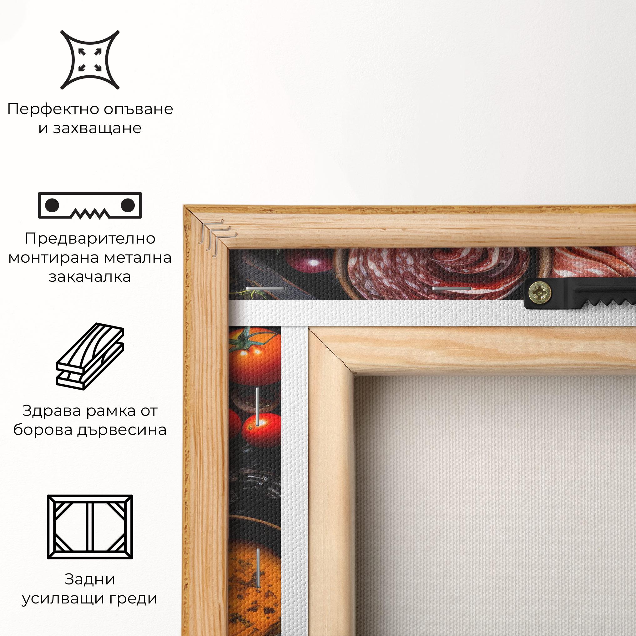 Картина на платно Meats Assortment mockup 5