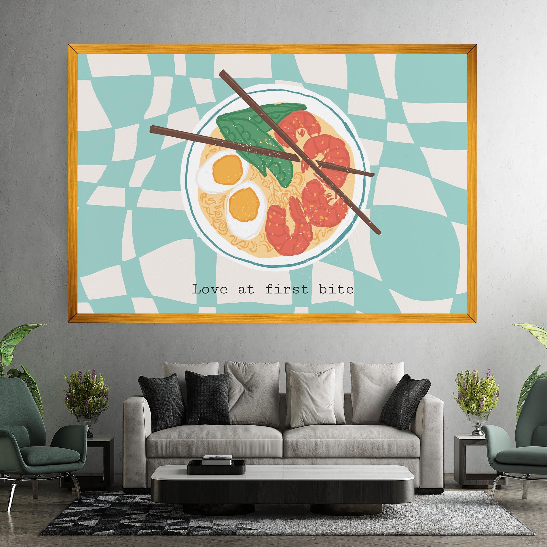 Картина на платно Food Love mockup 7