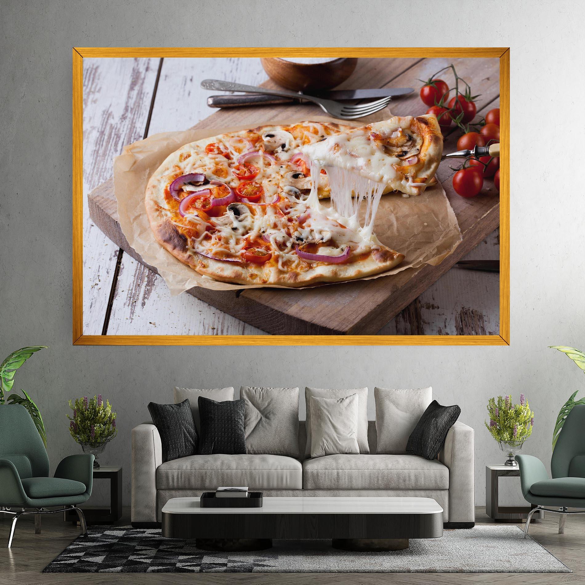 Картина на платно Pizza mockup 7