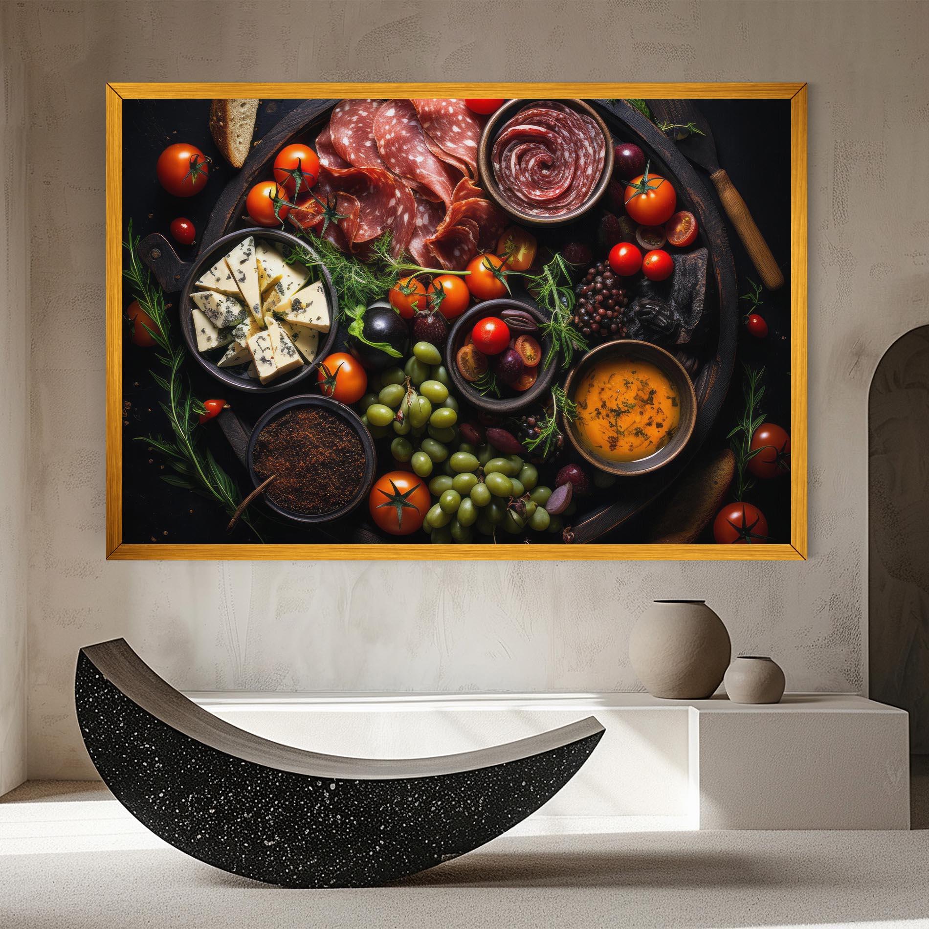 Картина на платно Meats Assortment mockup 8