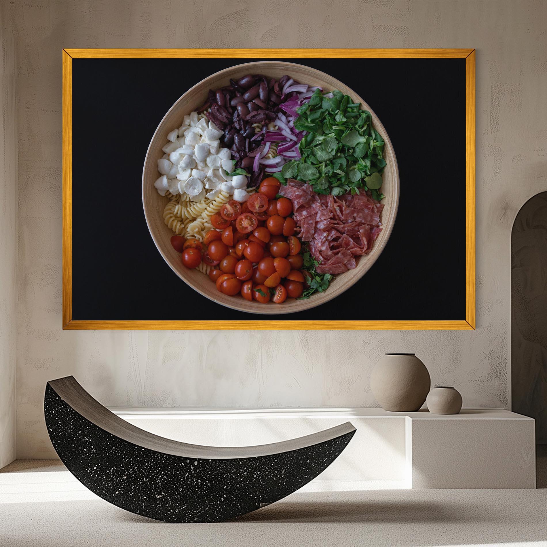 Картина на платно Mozzarella Salad mockup 8