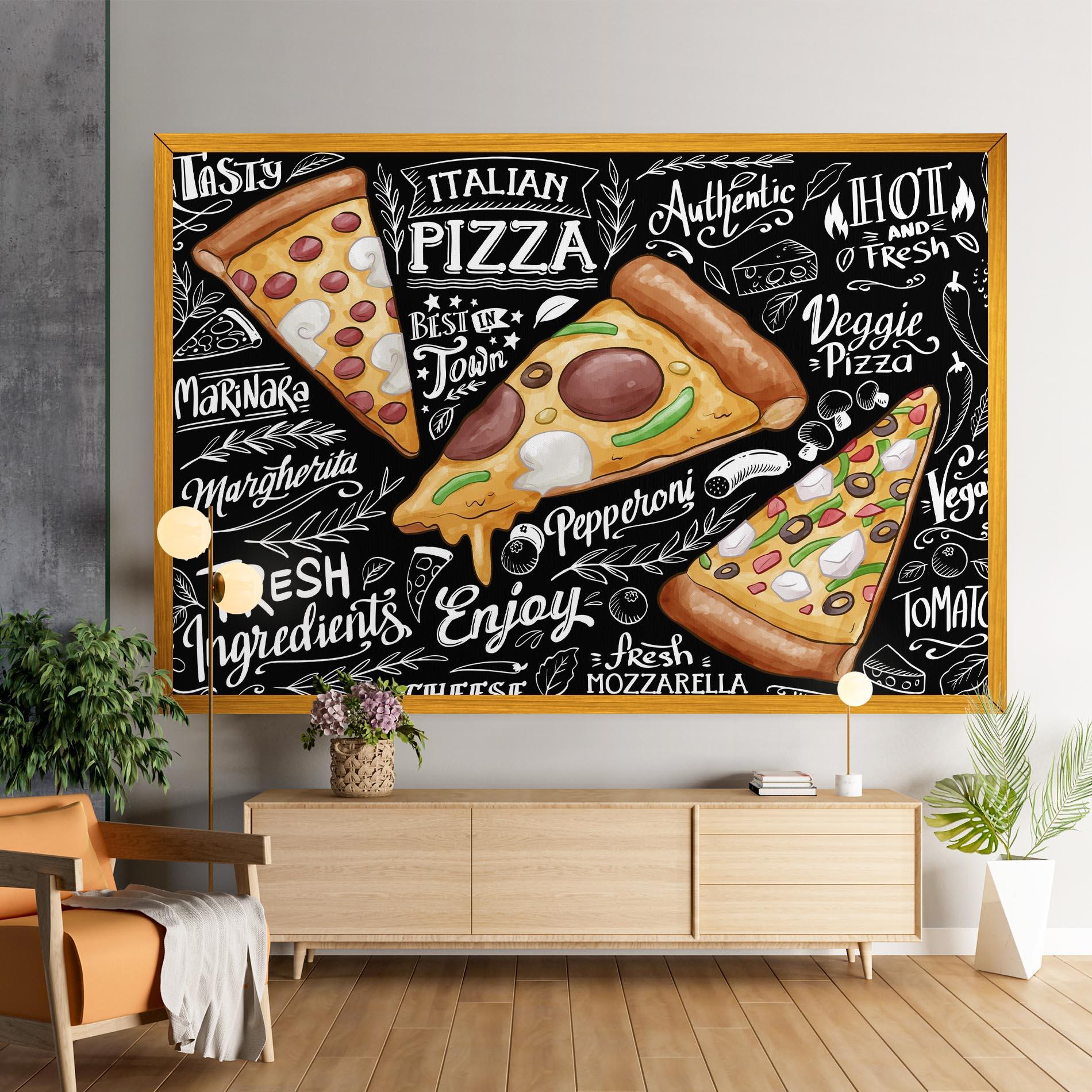 Картина на платно Enjoy Pizza mockup 9