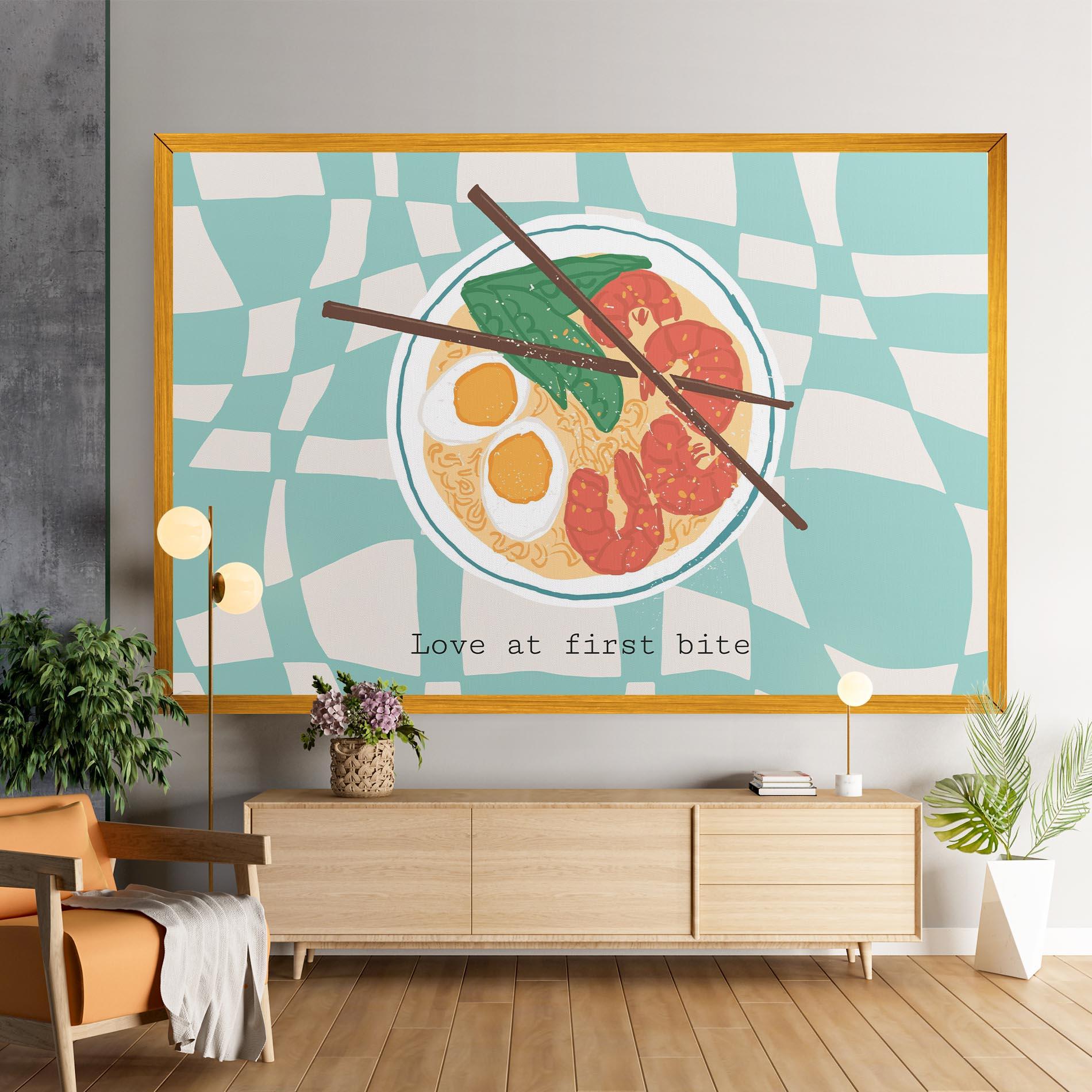 Картина на платно Food Love mockup 9