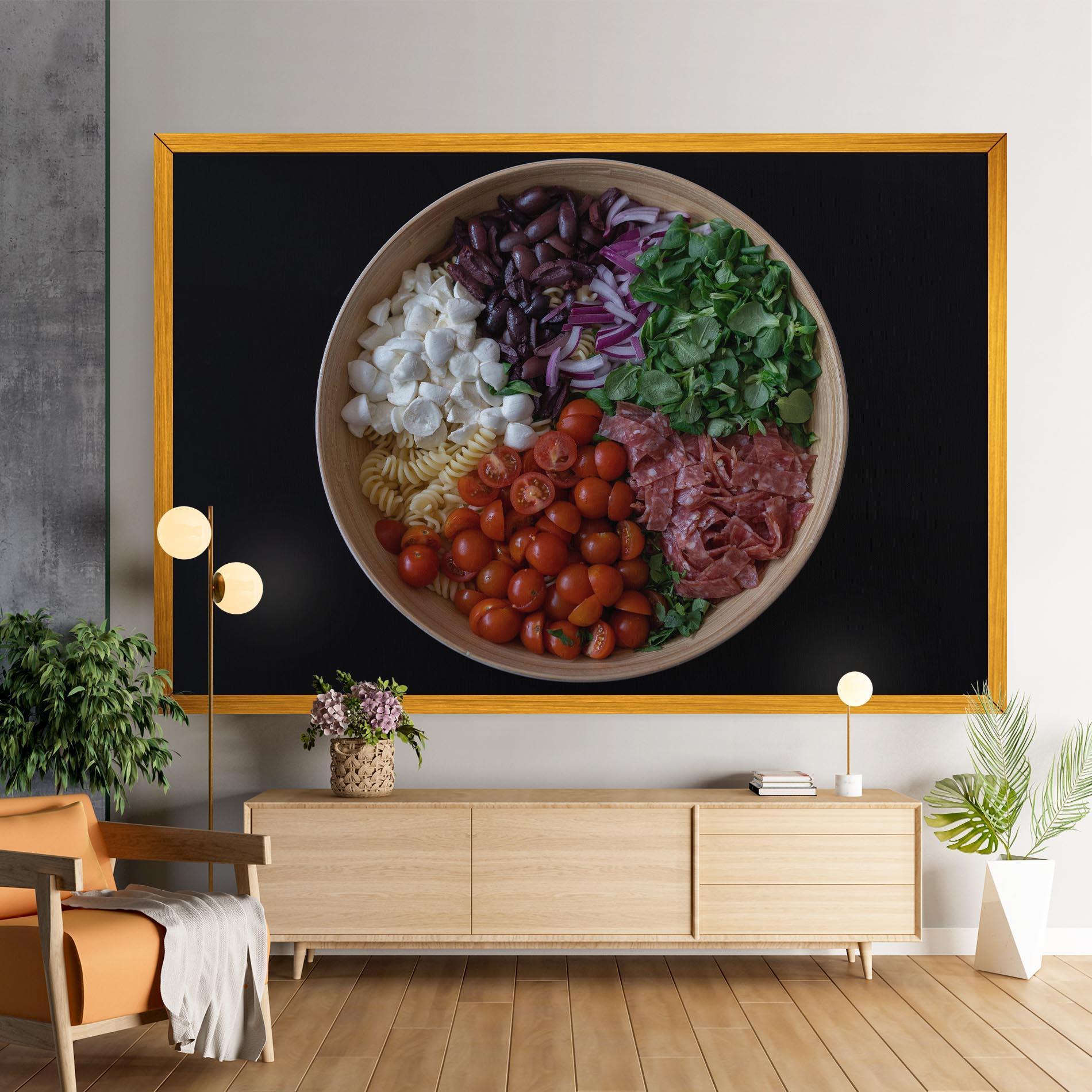 Картина на платно Mozzarella Salad mockup 9