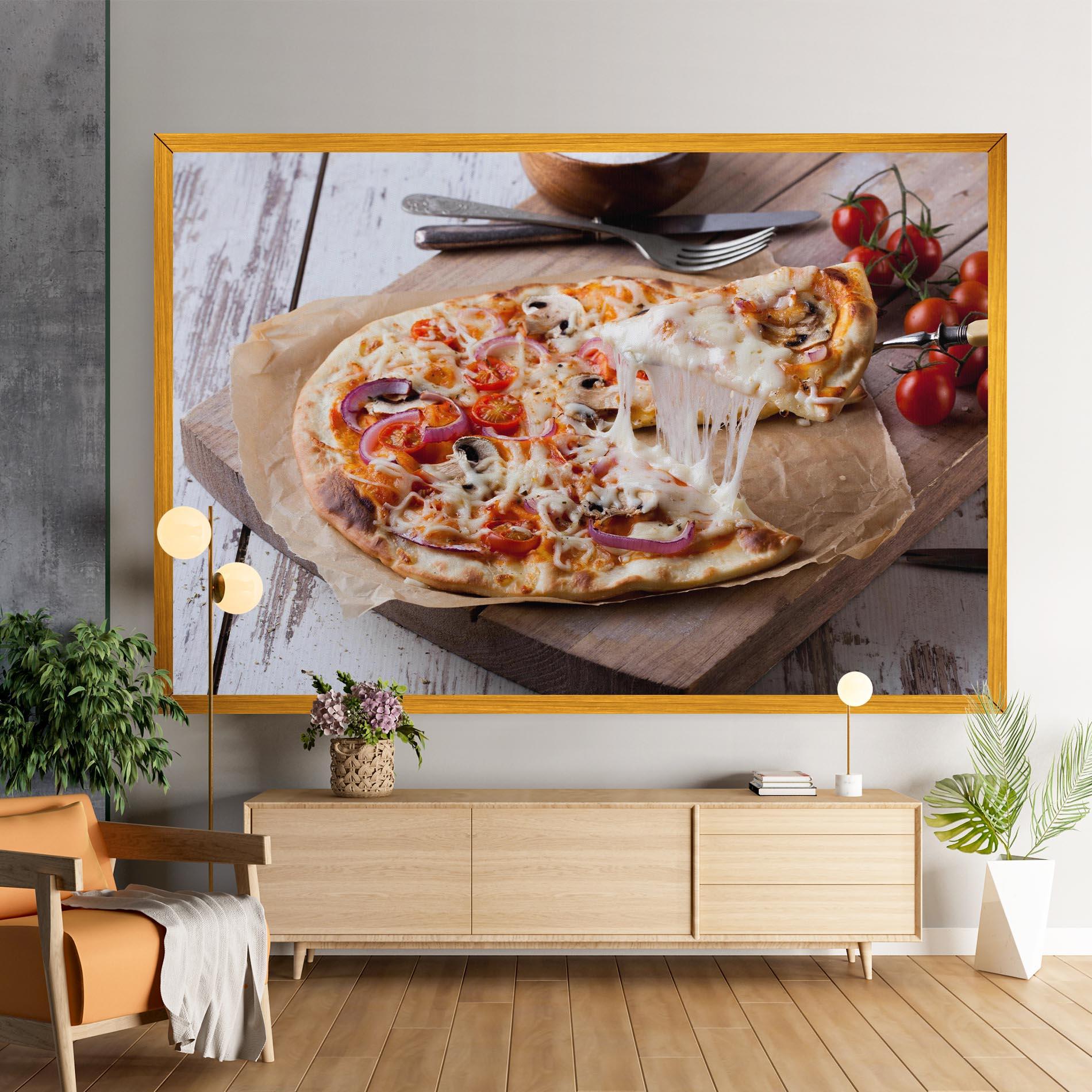 Картина на платно Pizza mockup 9