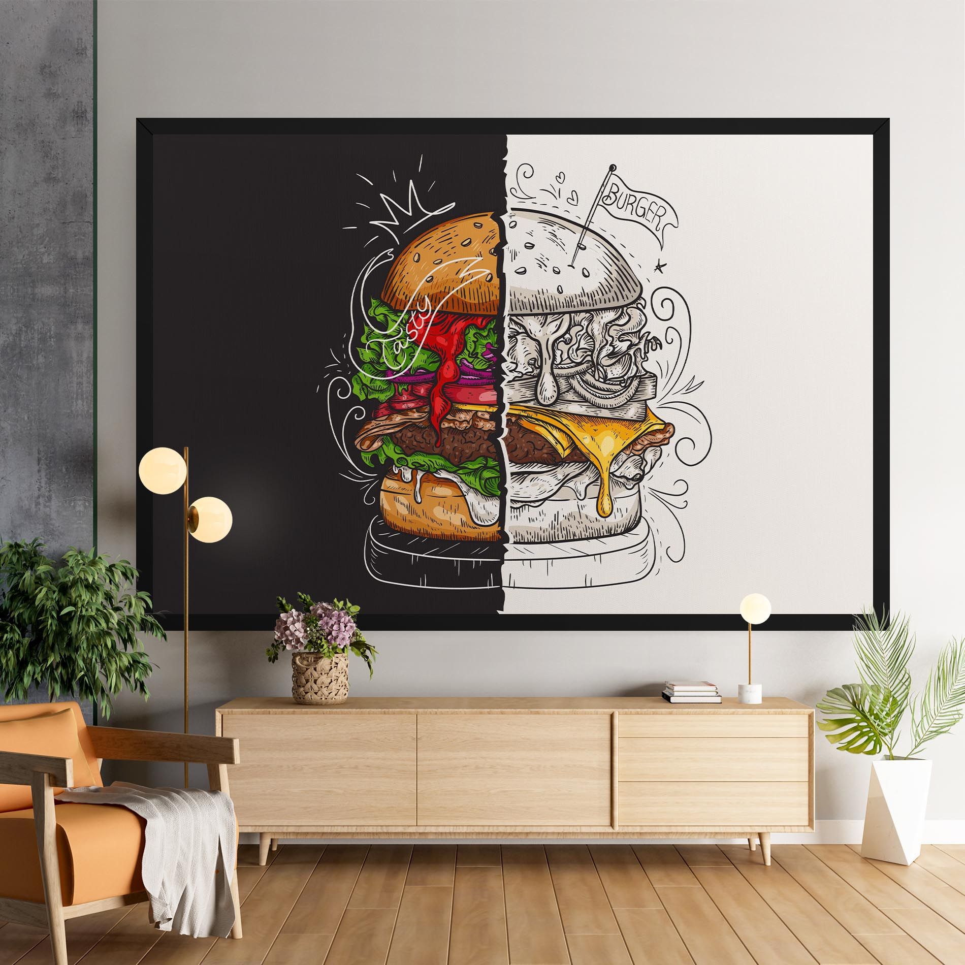 Burger Art mockup 9