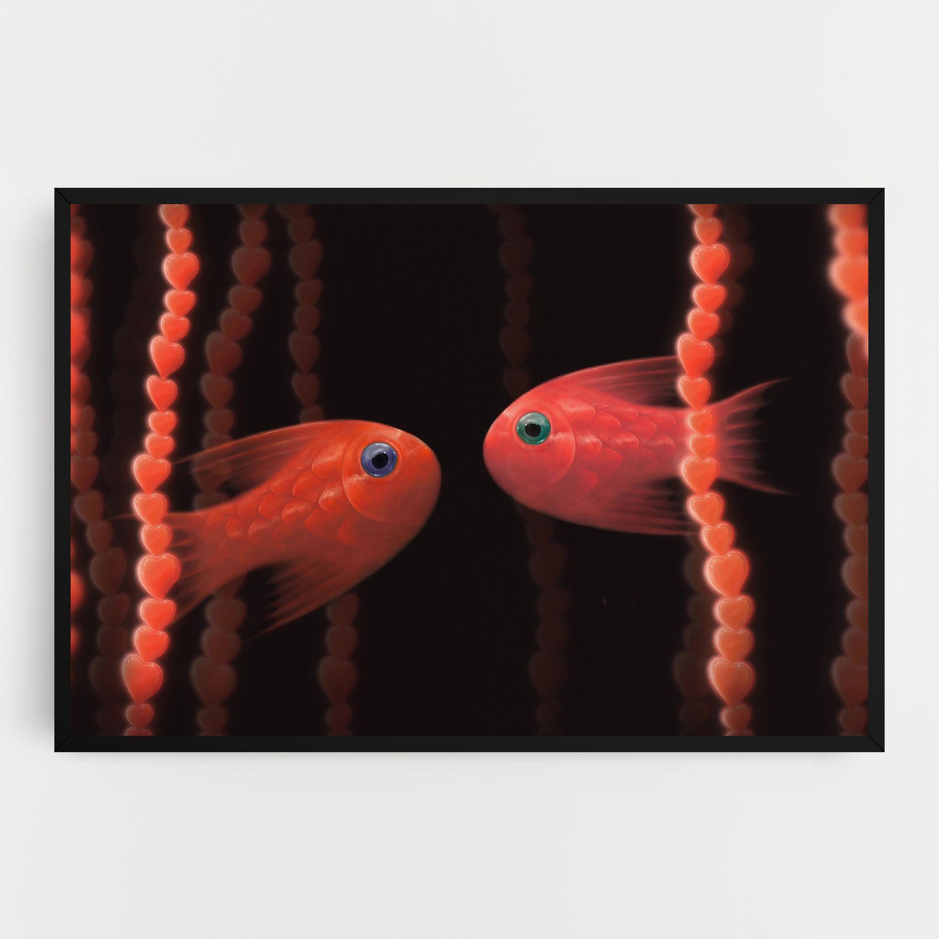 Orange Fish Heart mockup 0