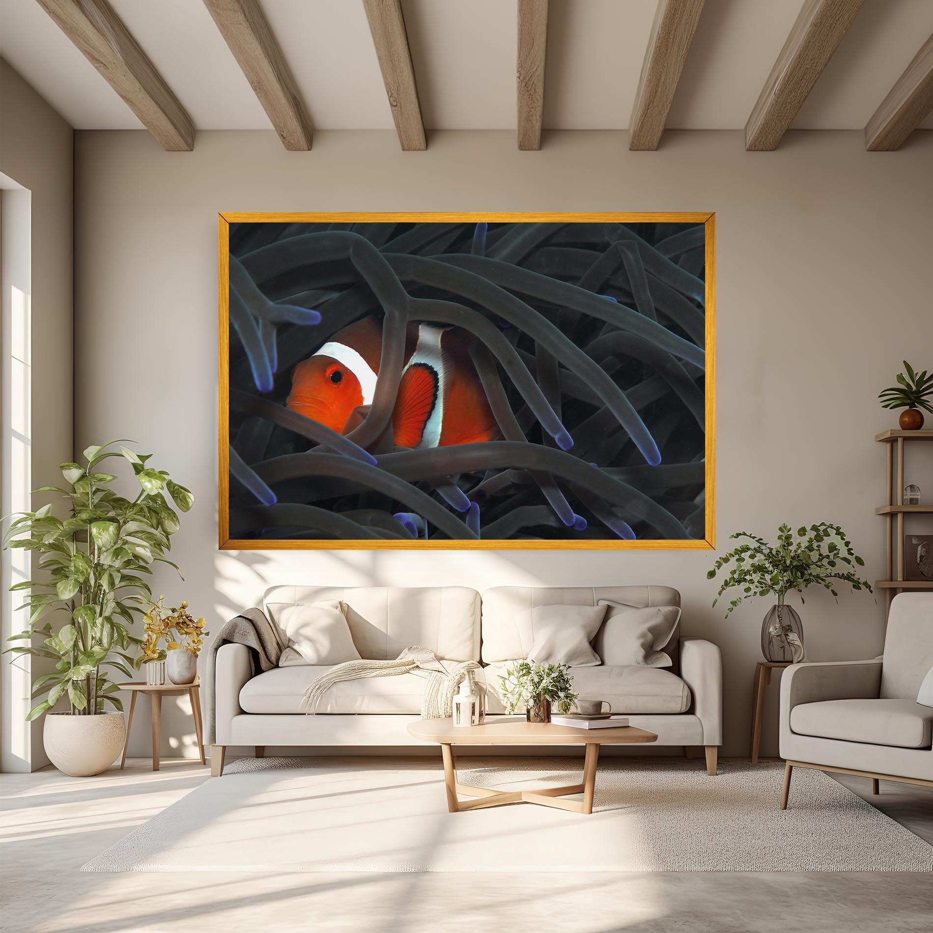 Картина на платно Nemo Hiding mockup 6