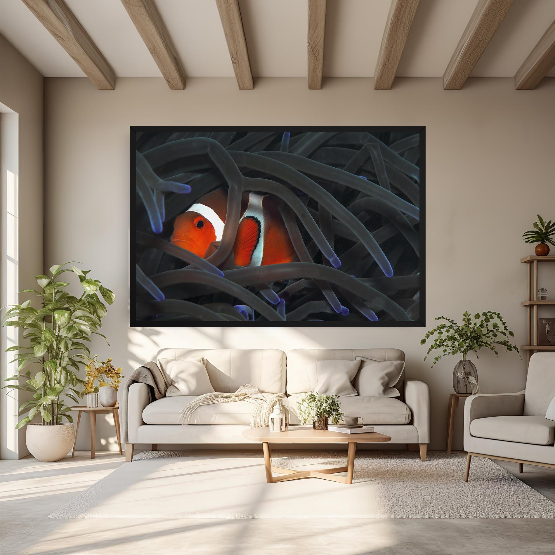 Картина на платно Nemo Hiding mockup 6