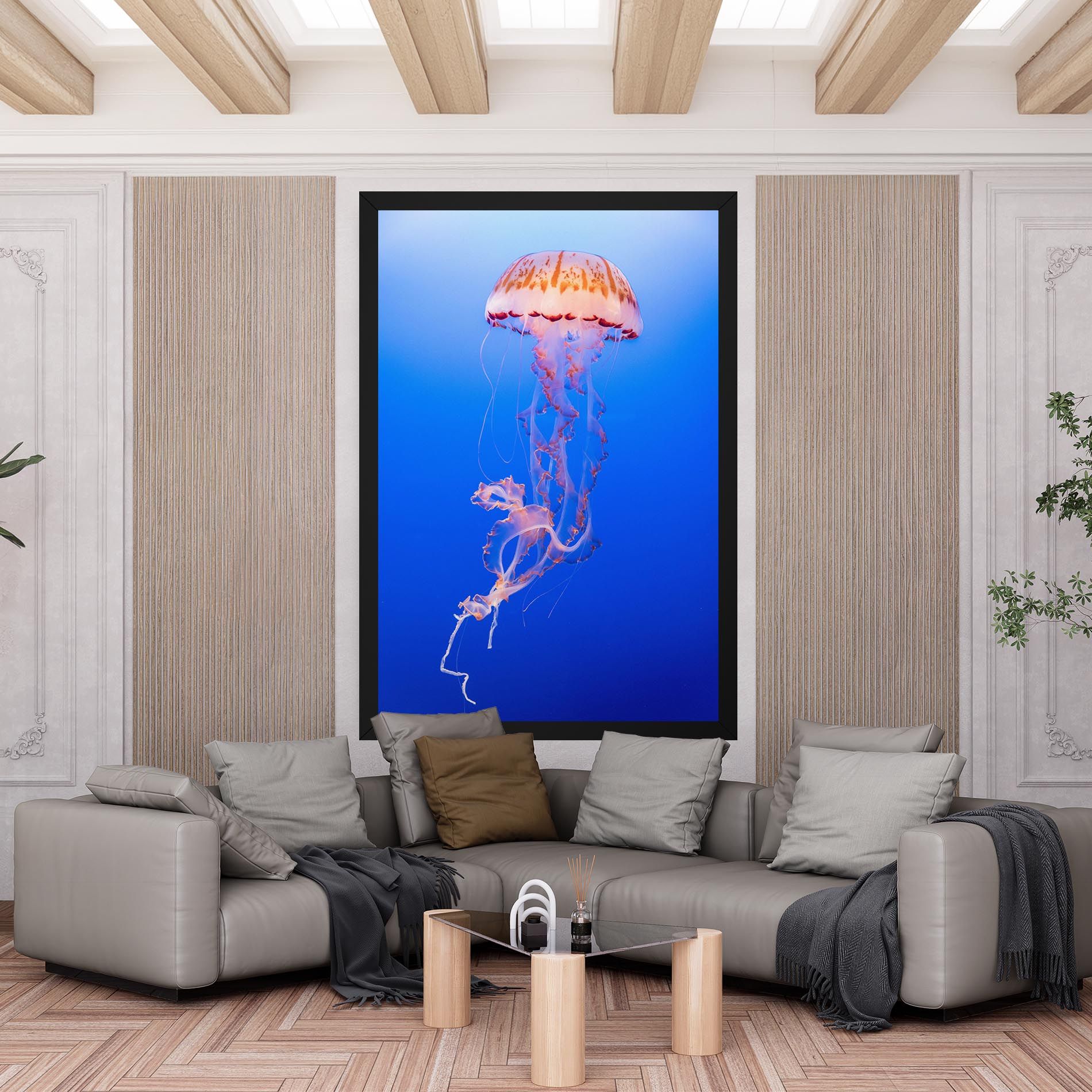Pretty White Jellyfish mockup 6