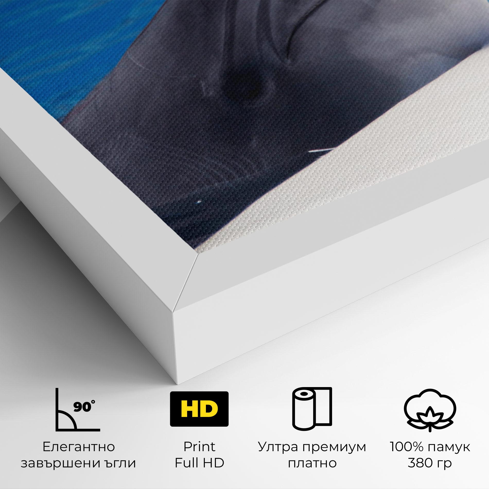Картина на платно Cute Dolphin mockup 4