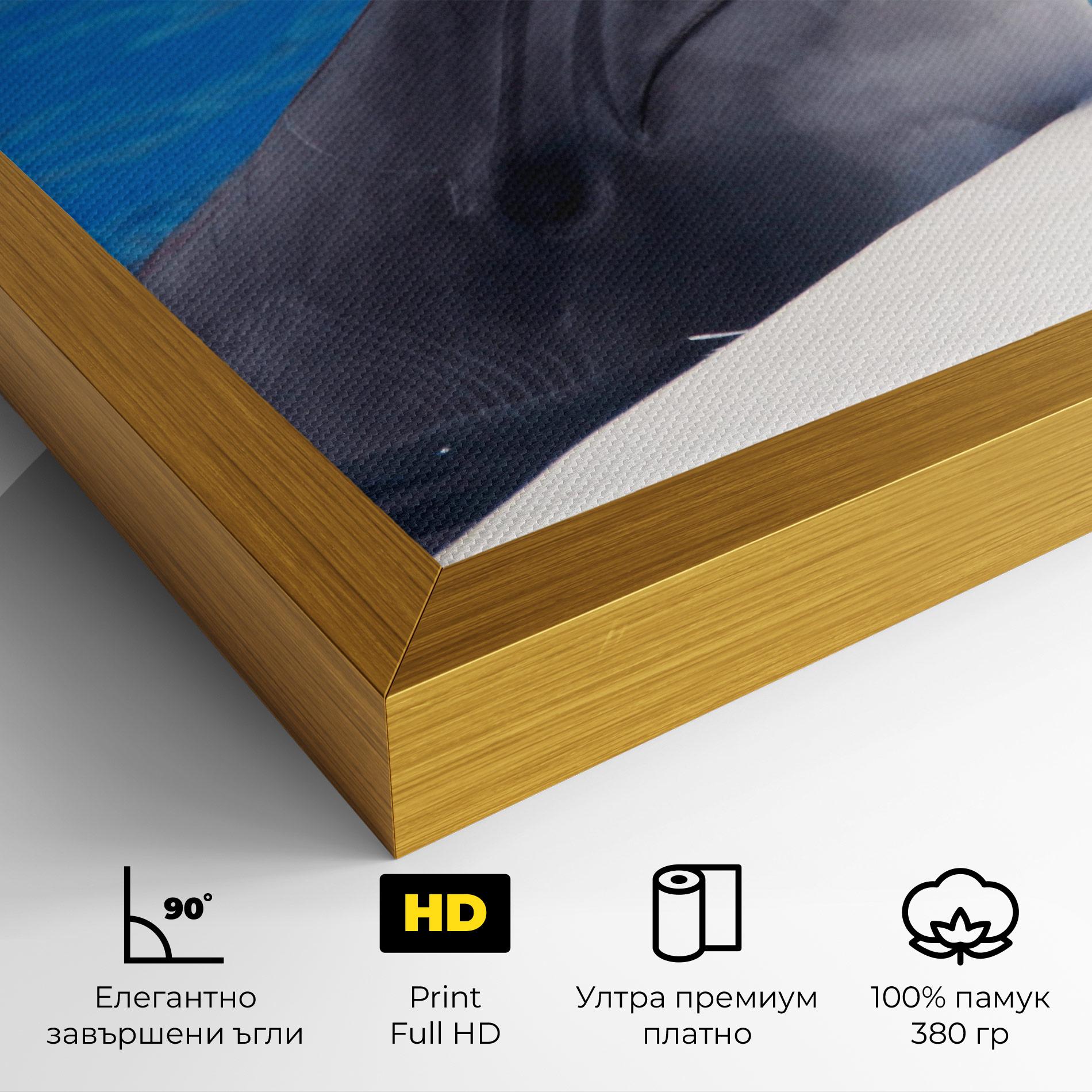 Картина на платно Cute Dolphin mockup 4