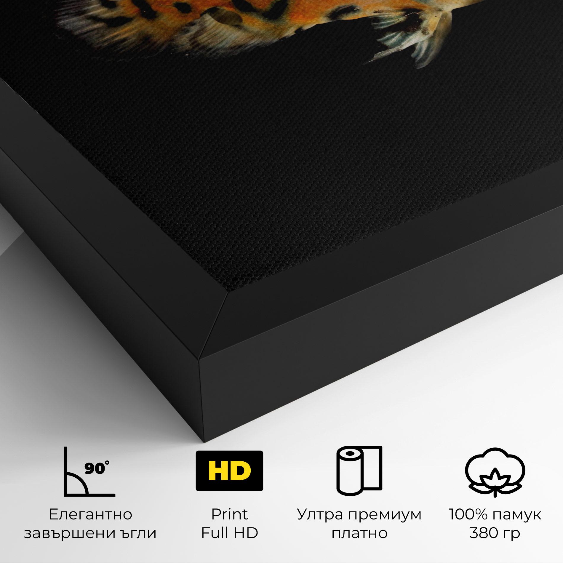 Картина на платно Cute Brown Fish mockup 4