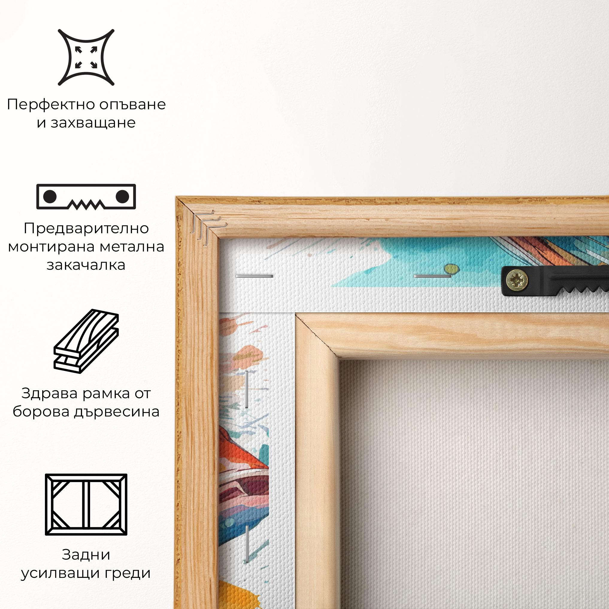 Картина на платно Watercolor Fish mockup 5