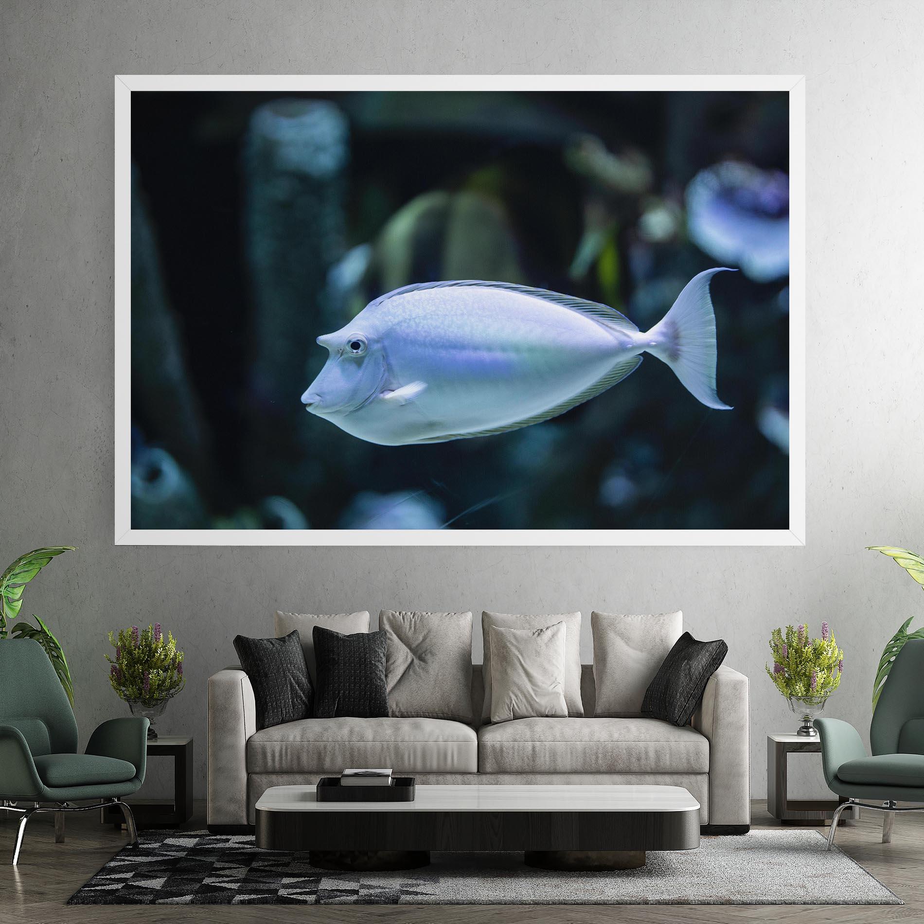 Картина на платно Funny Face Fish mockup 7