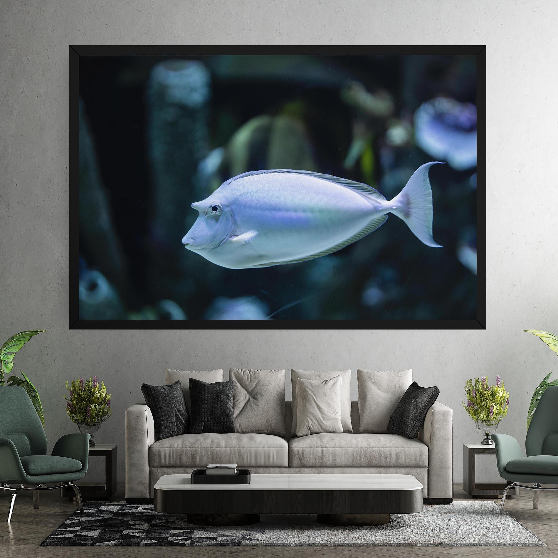 Картина на платно Funny Face Fish mockup 7