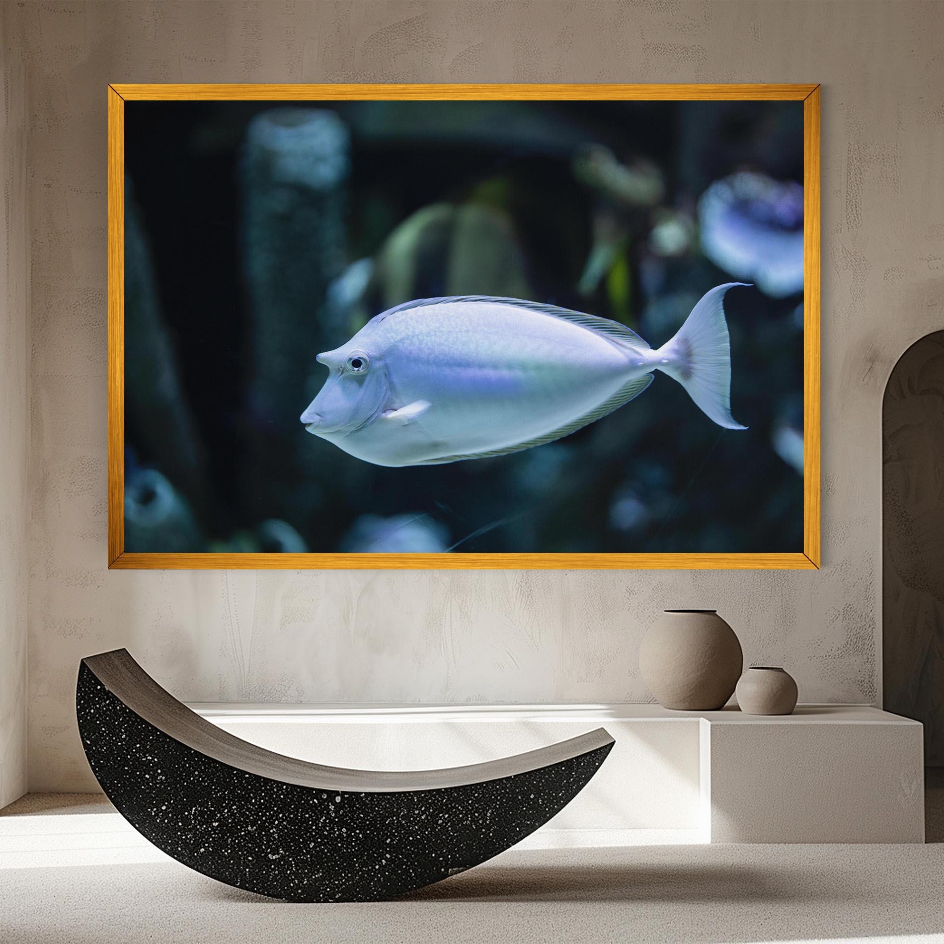 Картина на платно Funny Face Fish mockup 8