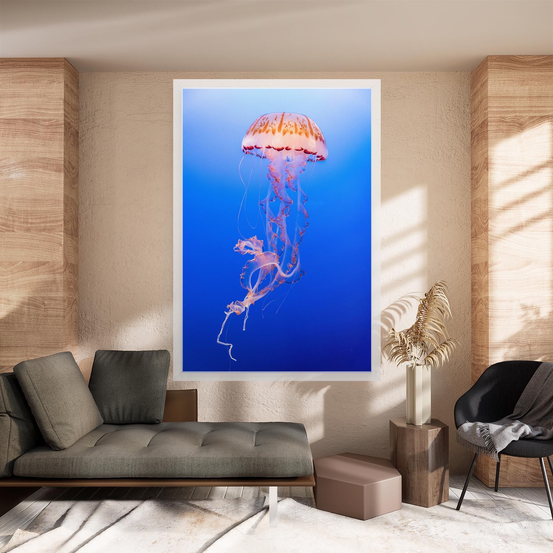 Pretty White Jellyfish mockup 8