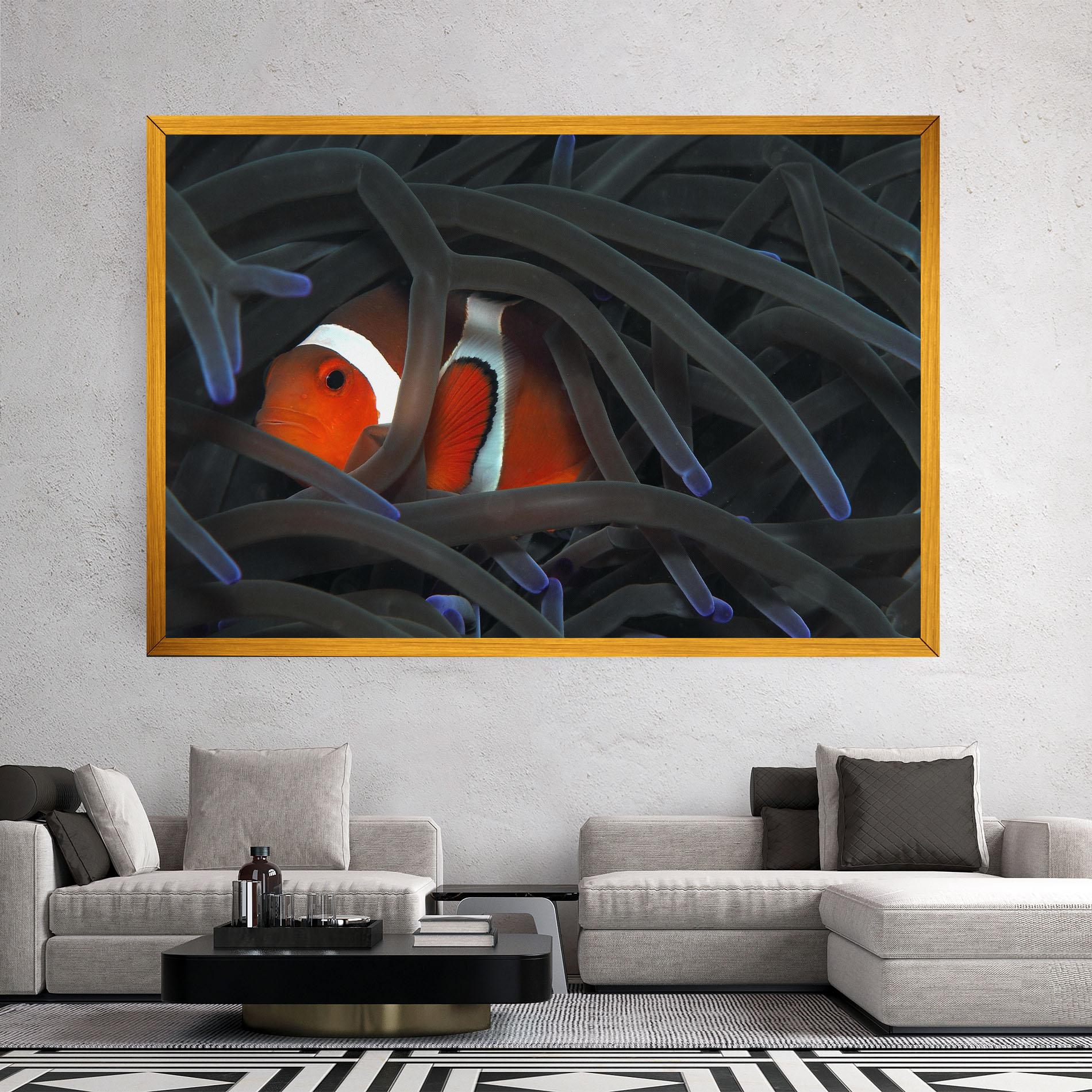 Картина на платно Nemo Hiding mockup 2