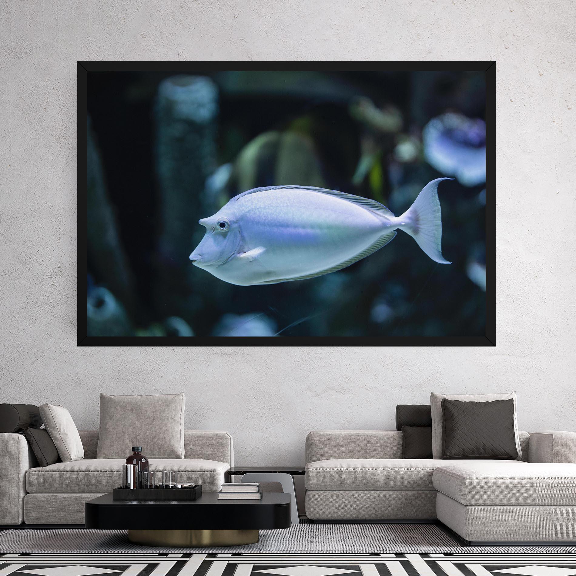 Картина на платно Funny Face Fish mockup 2