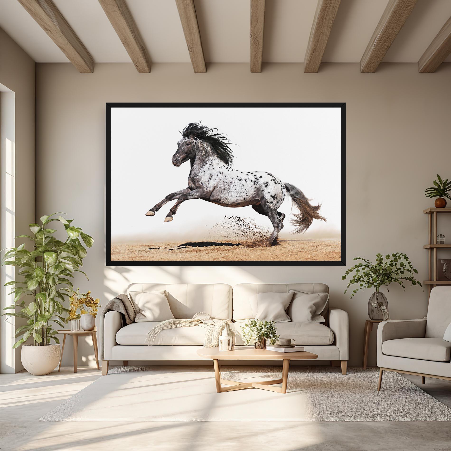 Картина на платно Appaloosa Horse Running mockup 6
