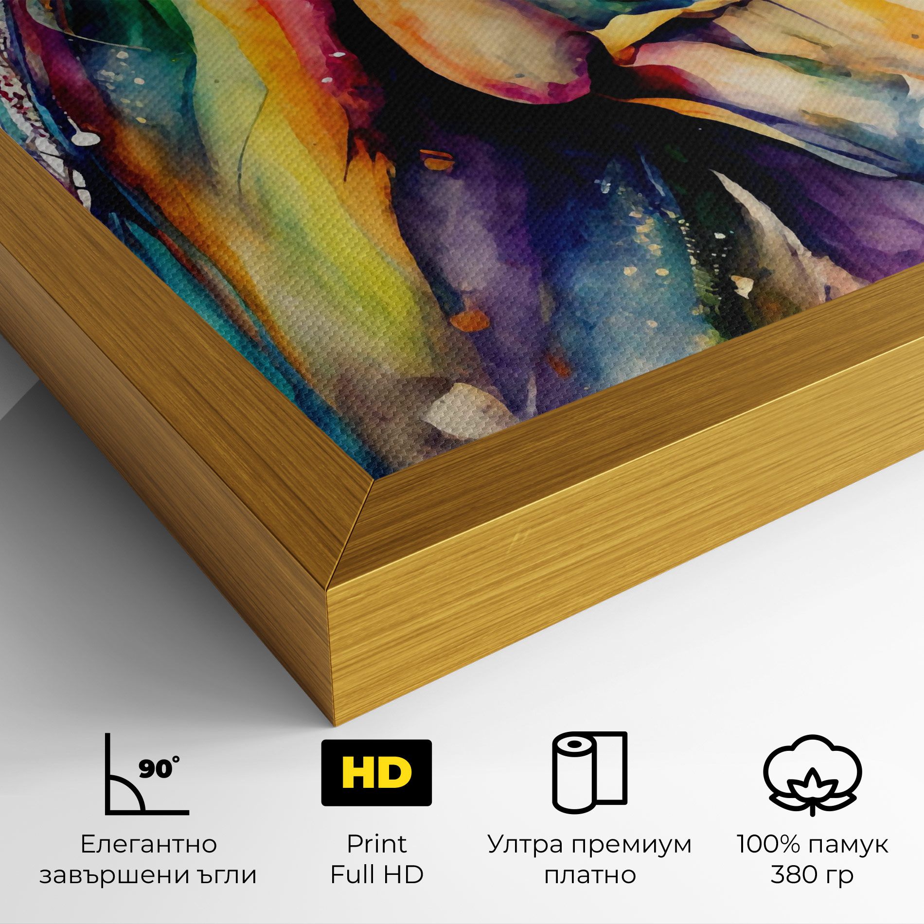 Colorful Horse mockup 4