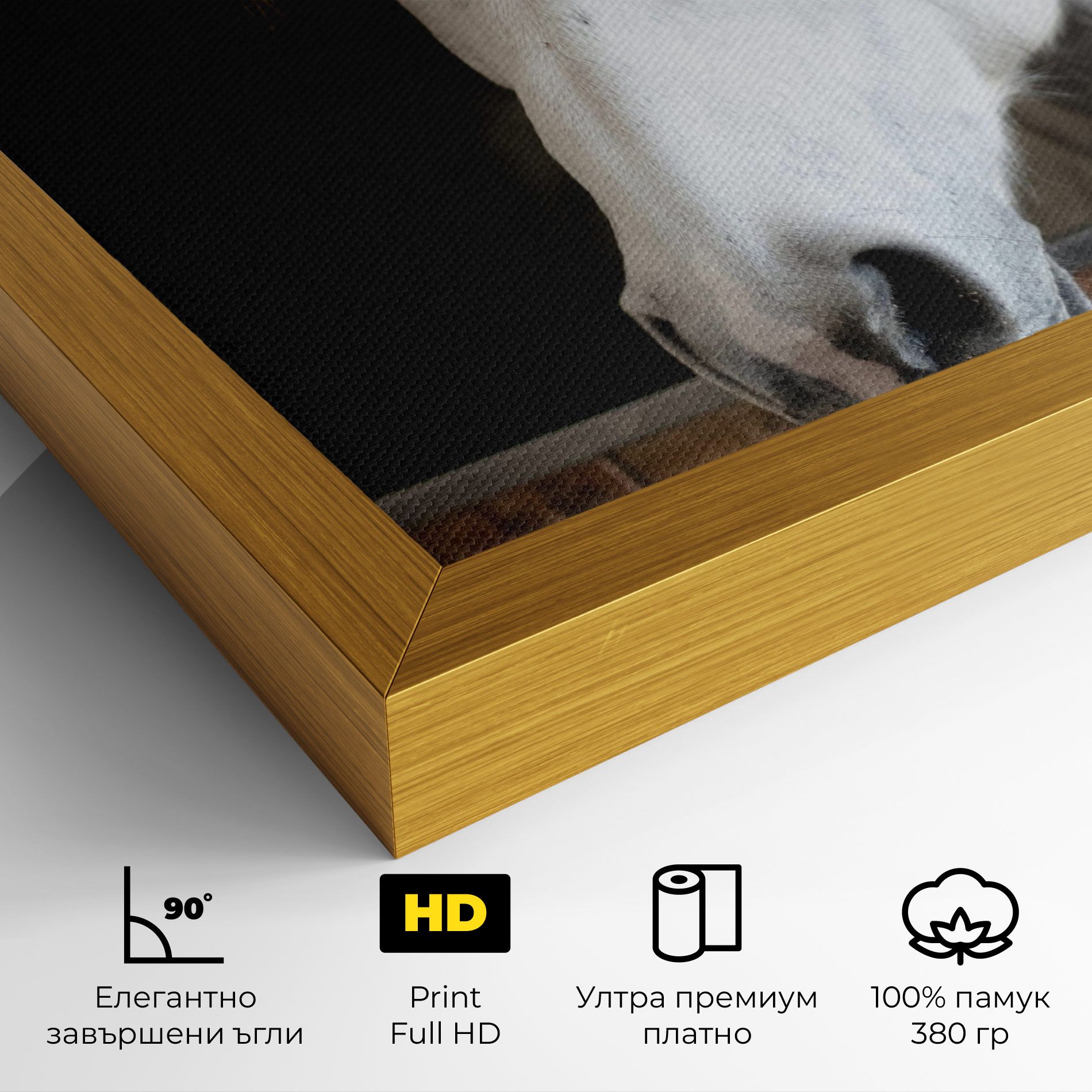 Grey Horse Head mockup 4