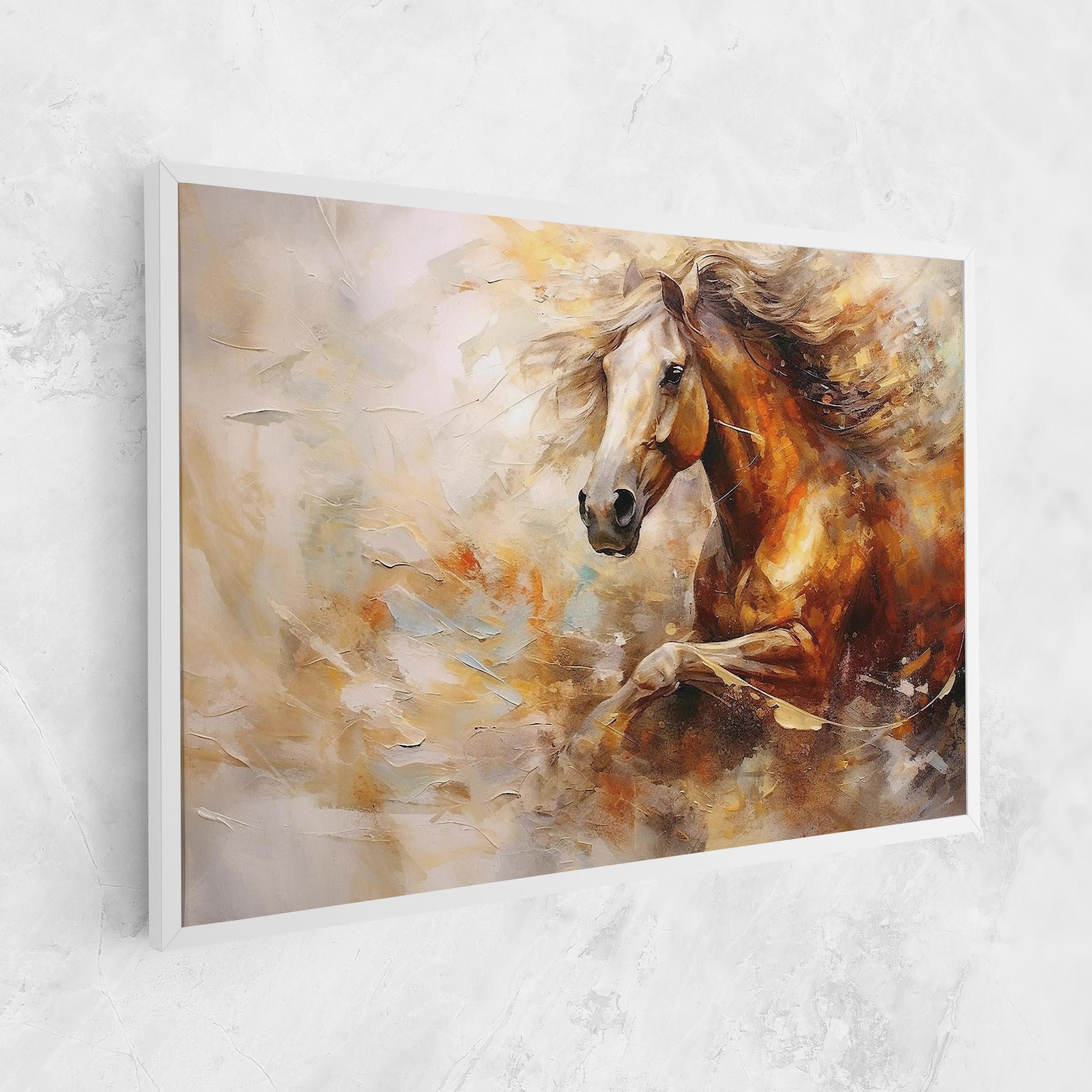 Картина на платно Brown Horse Running mockup 1