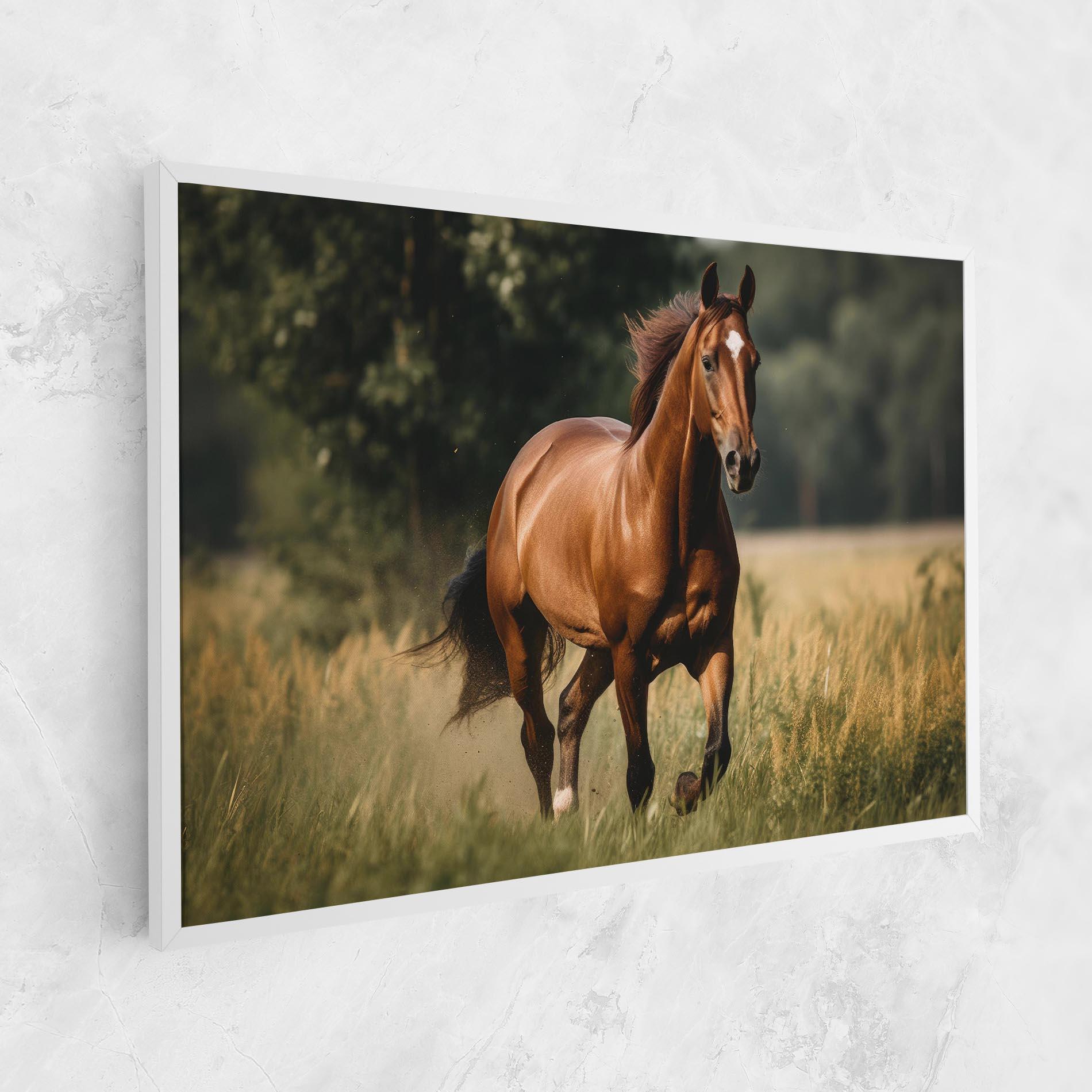 Картина на платно Wild Horse Running mockup 1