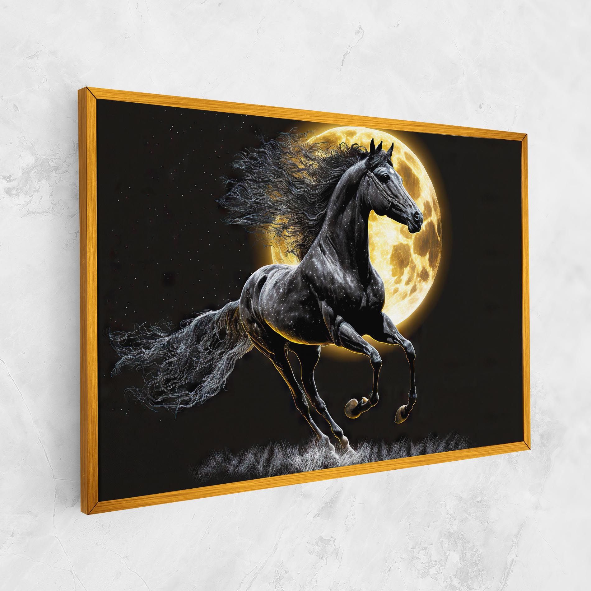 Gold Moon Horse mockup 1