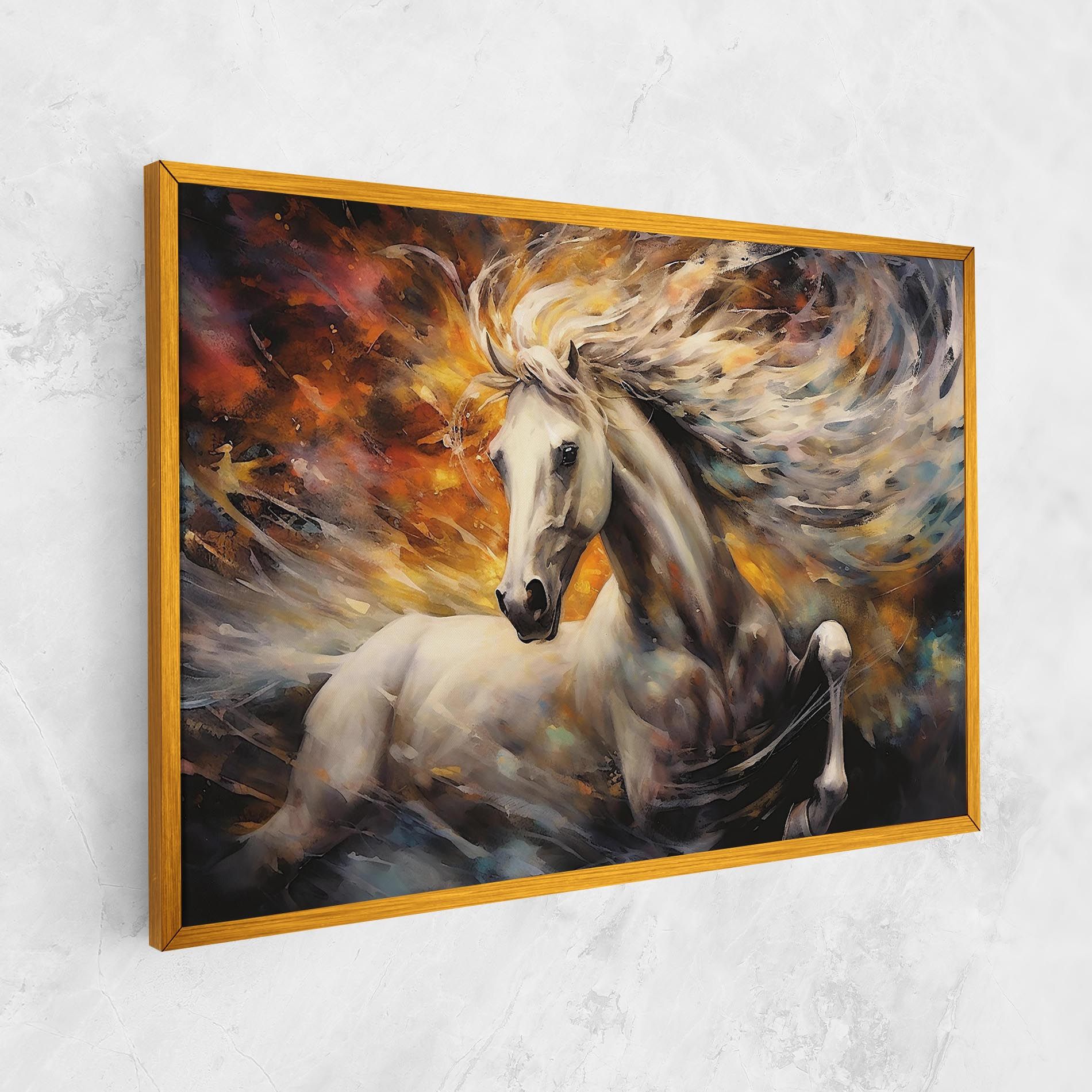White Horse Painting mockup 1