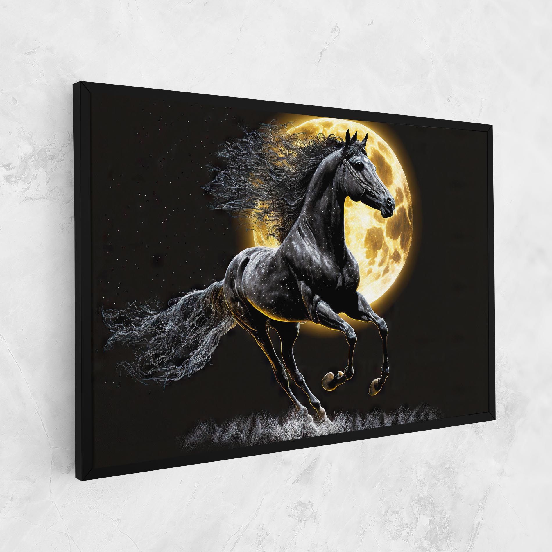 Gold Moon Horse mockup 1