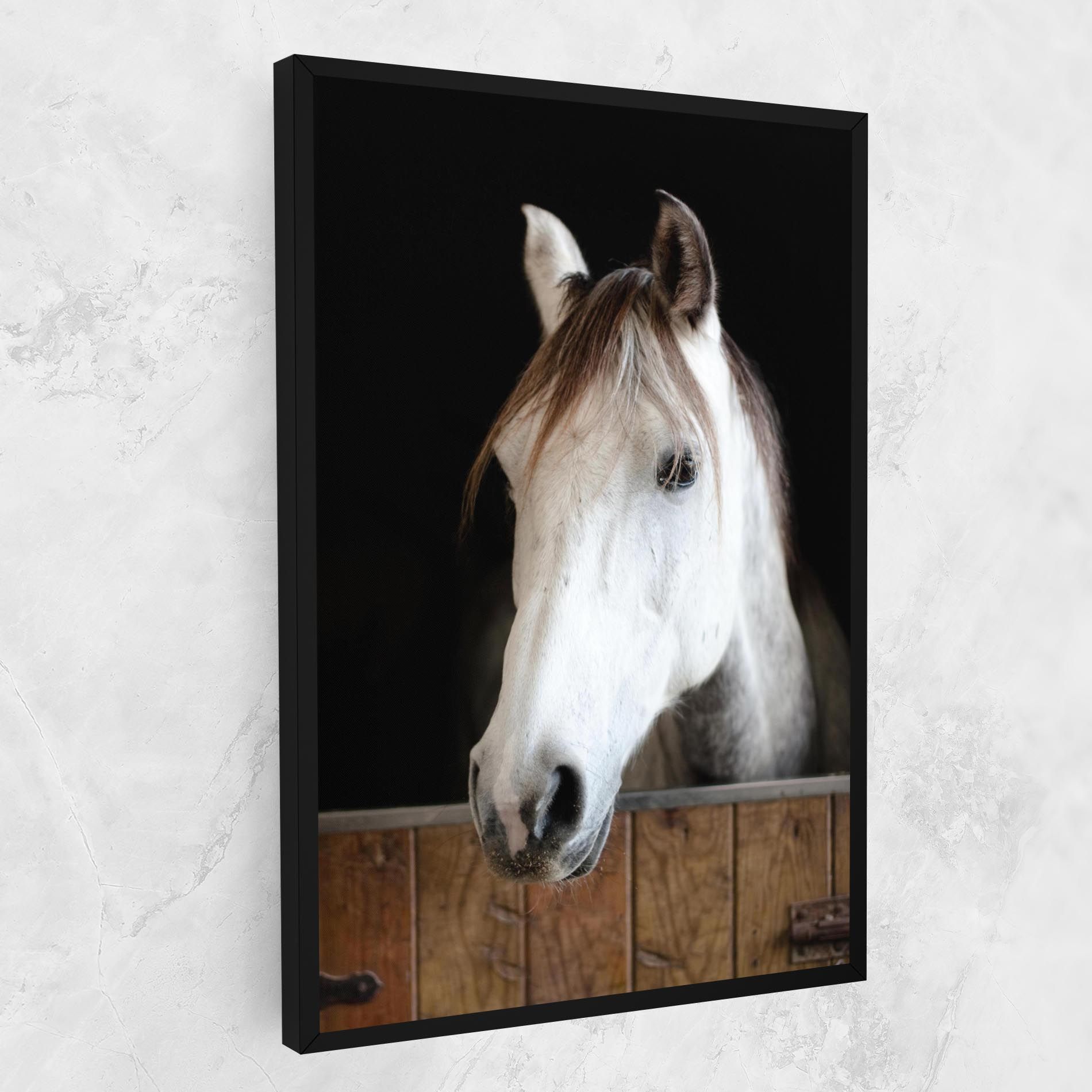 Grey Horse Head mockup 1