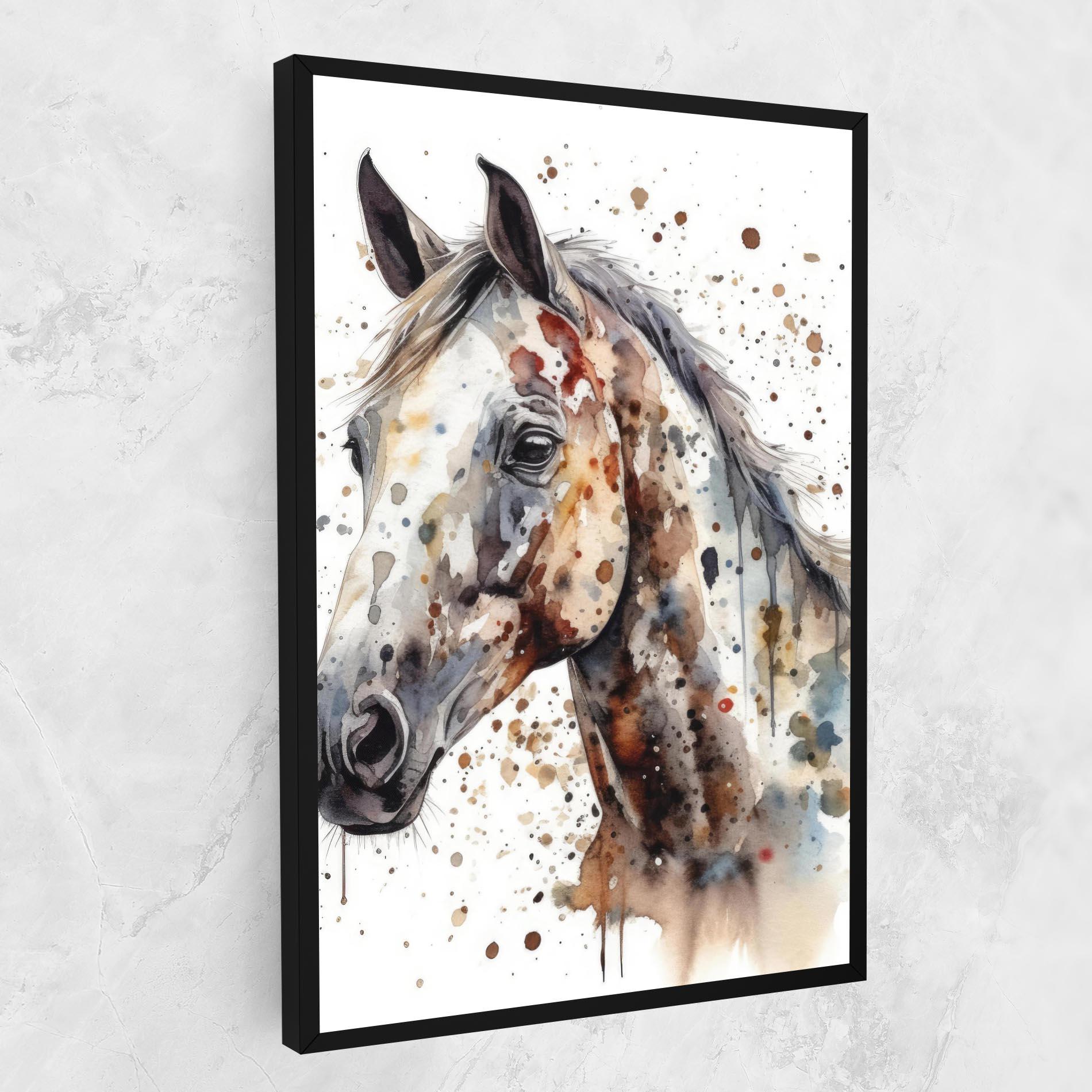 Картина на платно Watercolor Horse mockup 1