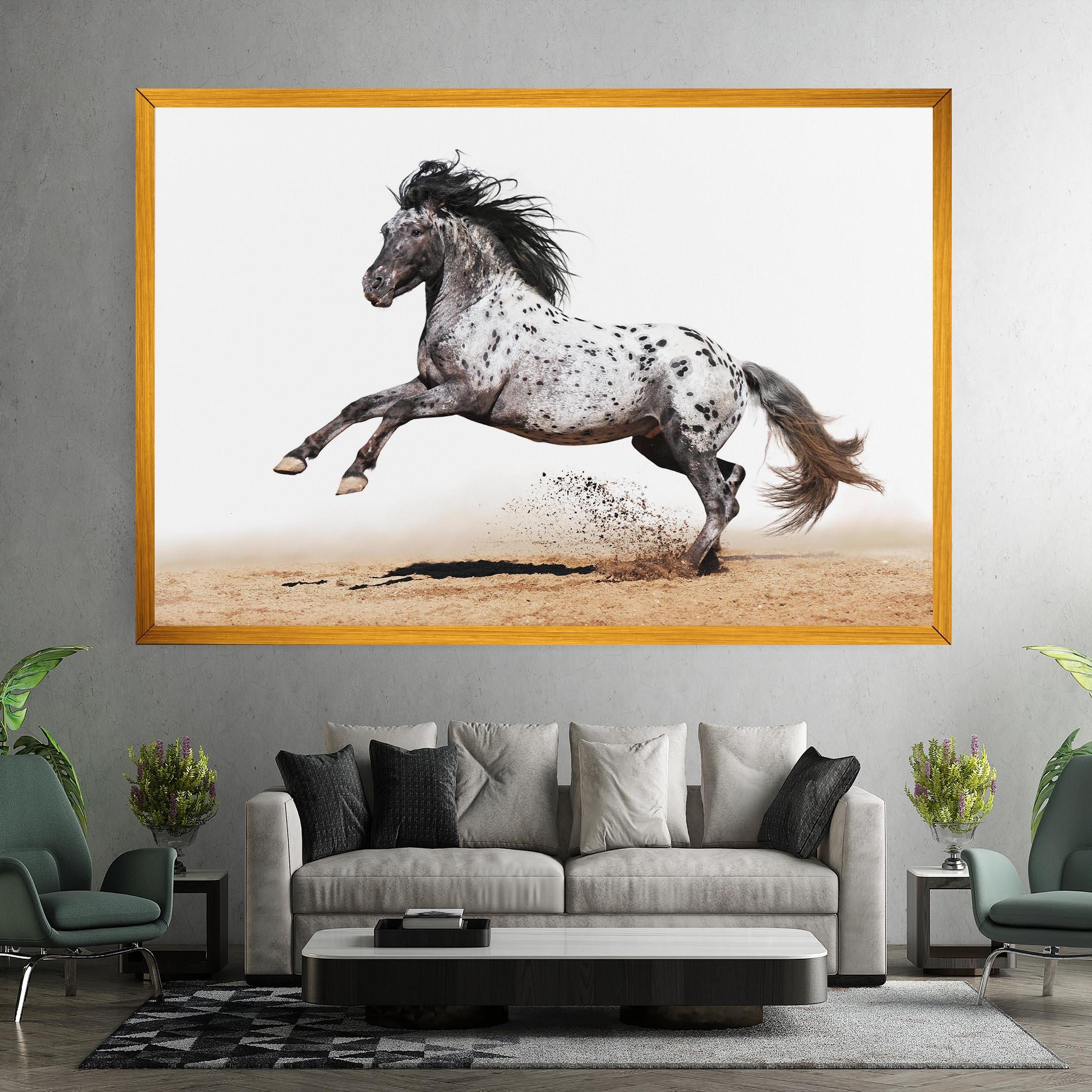Картина на платно Appaloosa Horse Running mockup 7