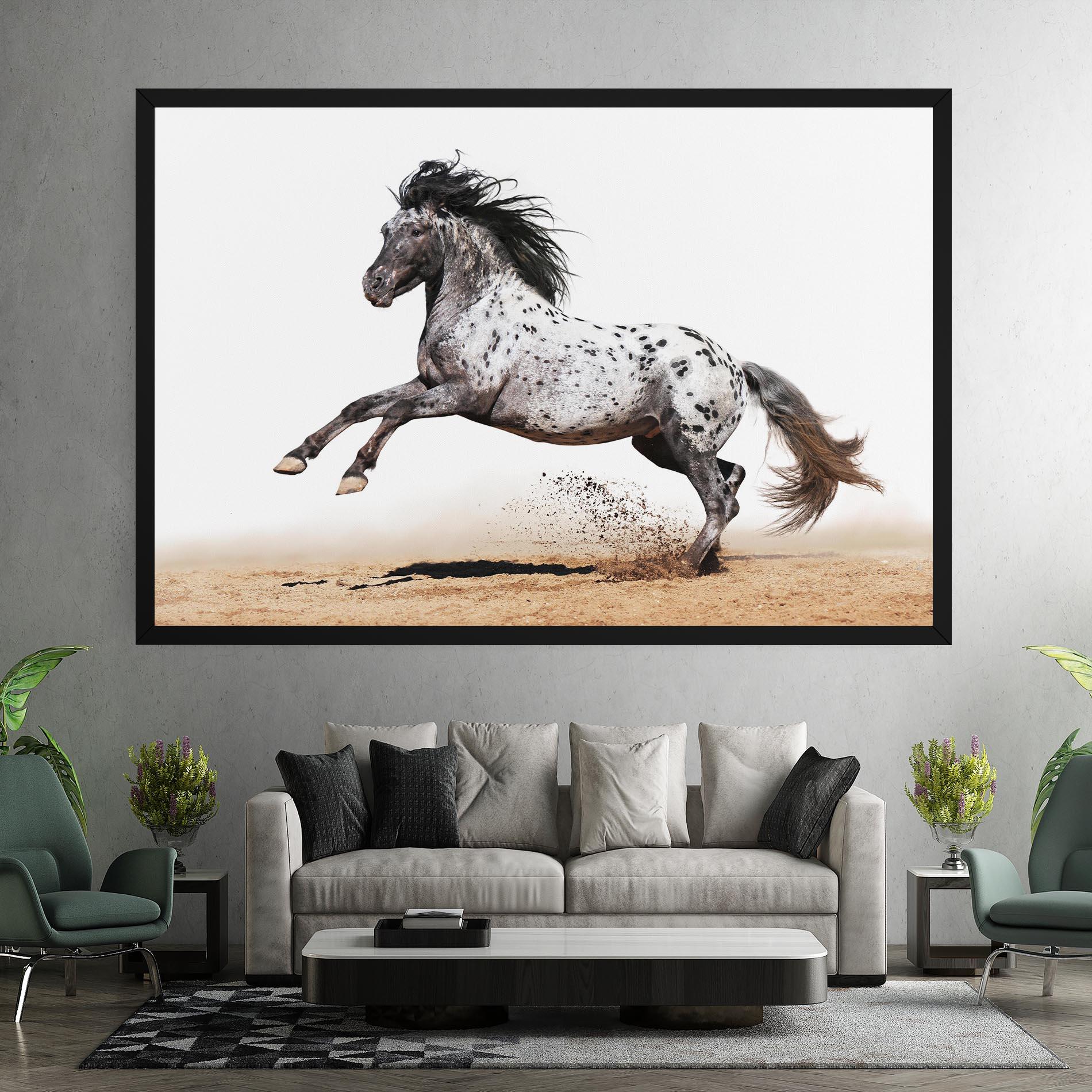 Картина на платно Appaloosa Horse Running mockup 7
