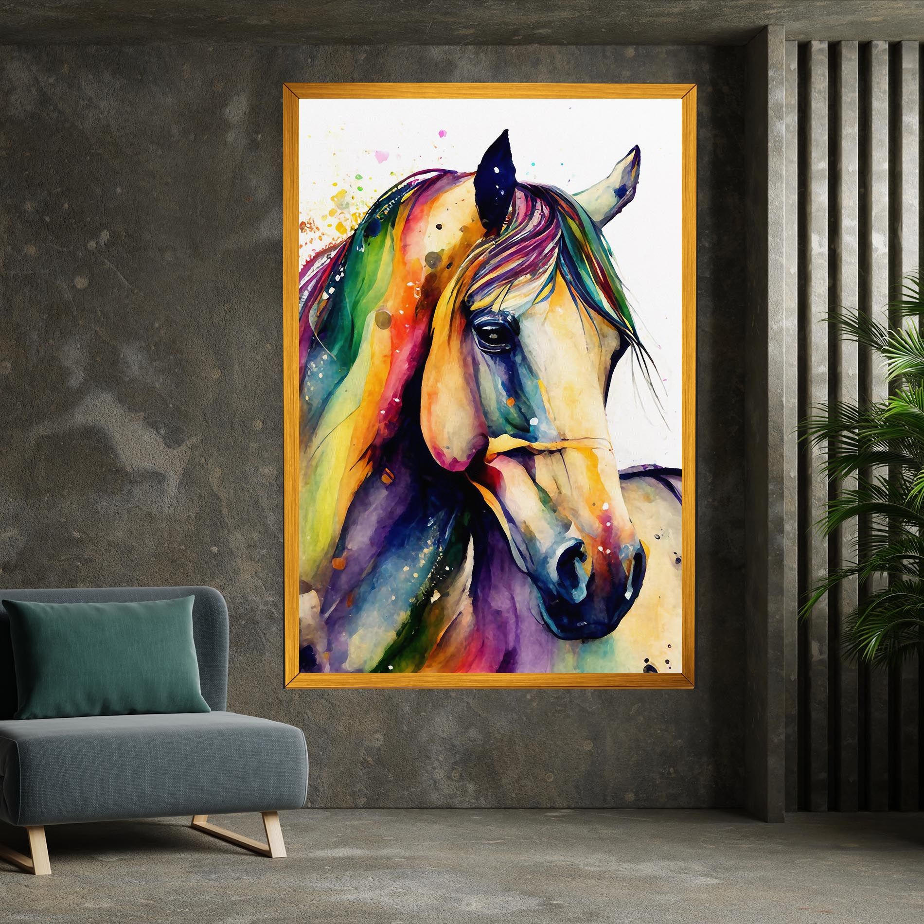 Colorful Horse mockup 7