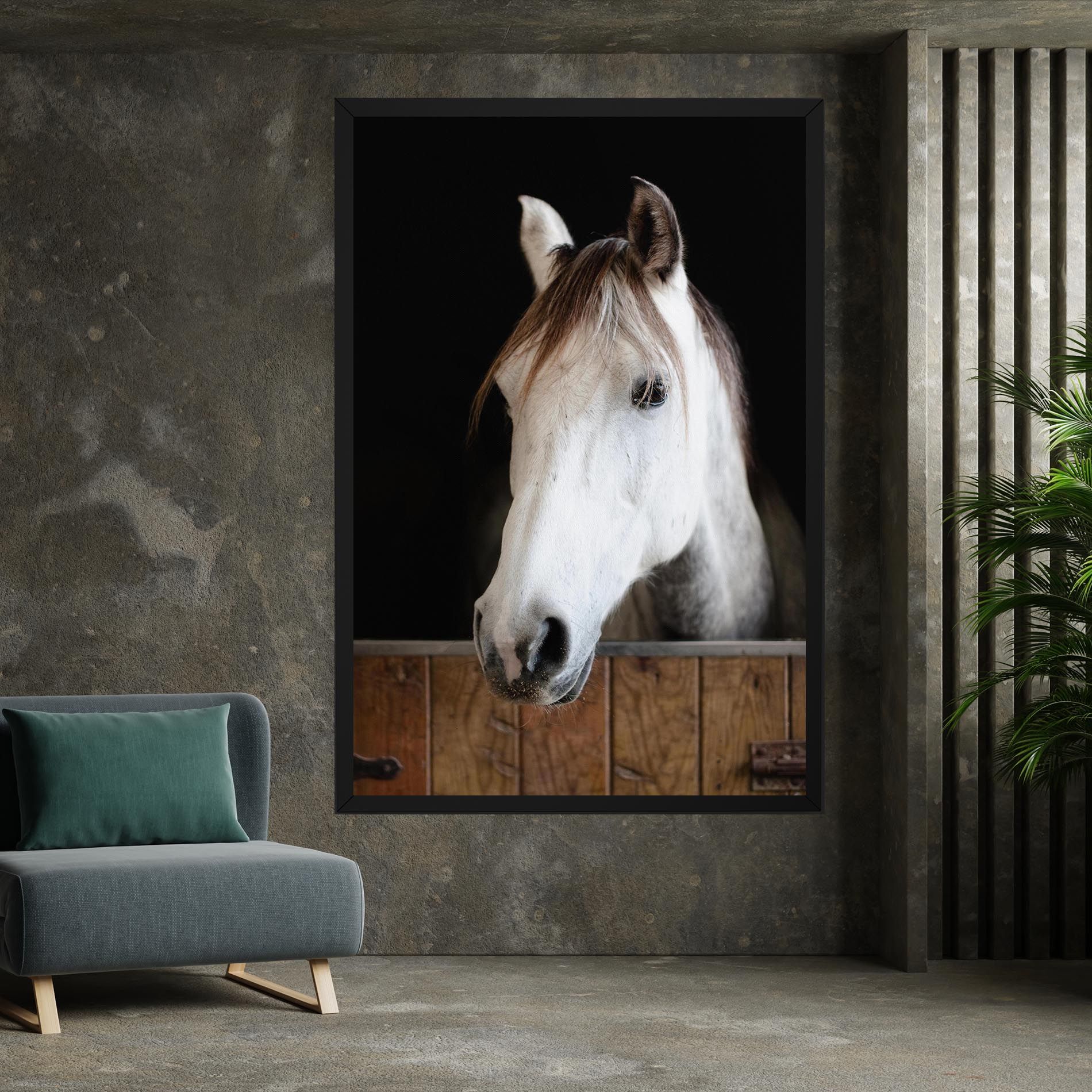 Grey Horse Head mockup 7