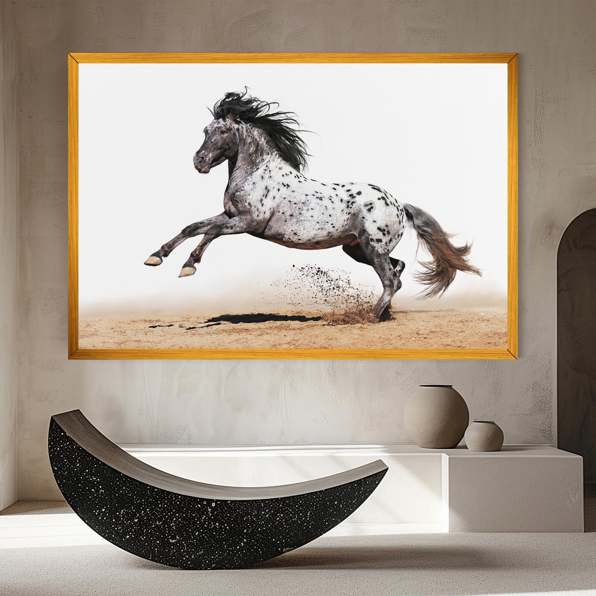 Картина на платно Appaloosa Horse Running mockup 8