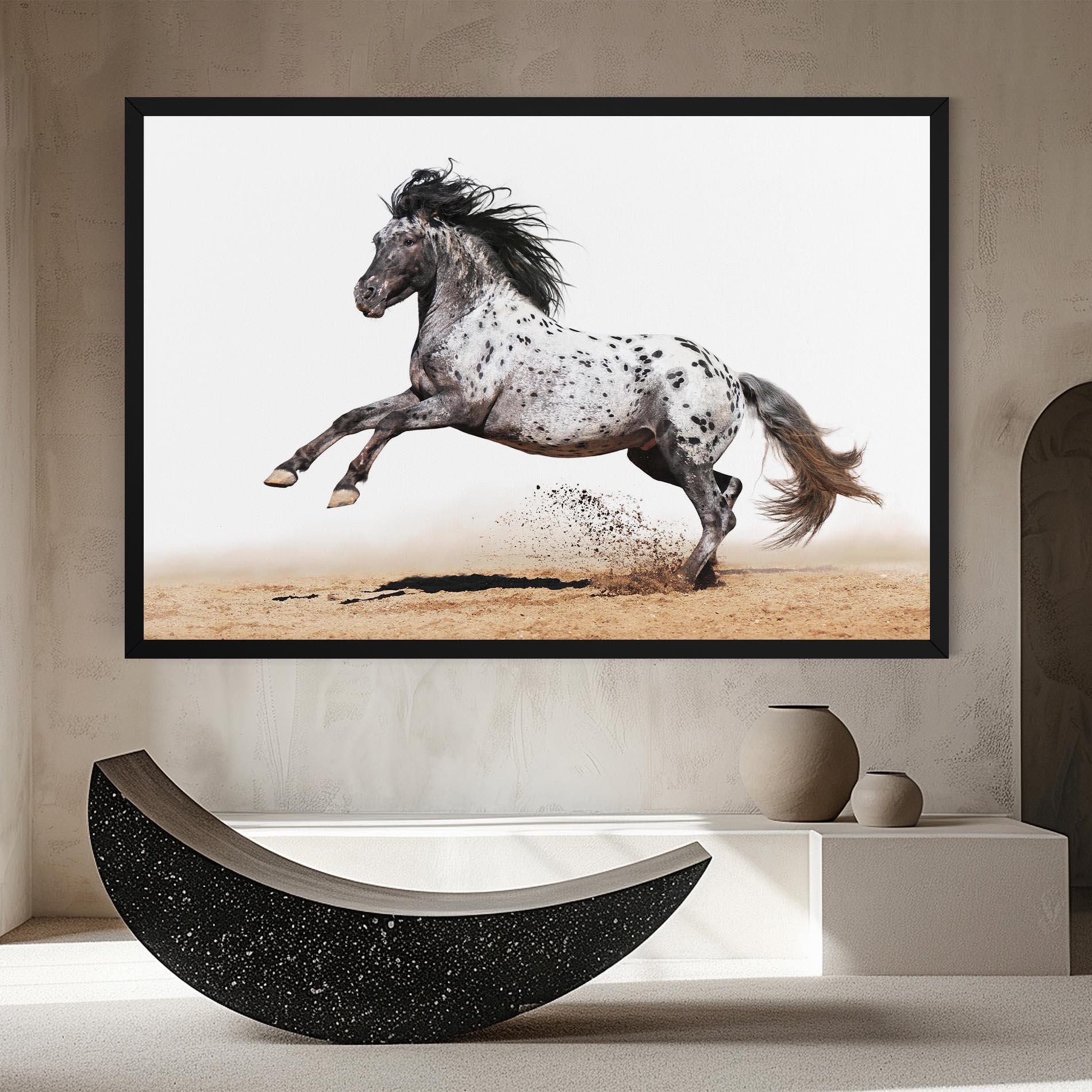 Картина на платно Appaloosa Horse Running mockup 8