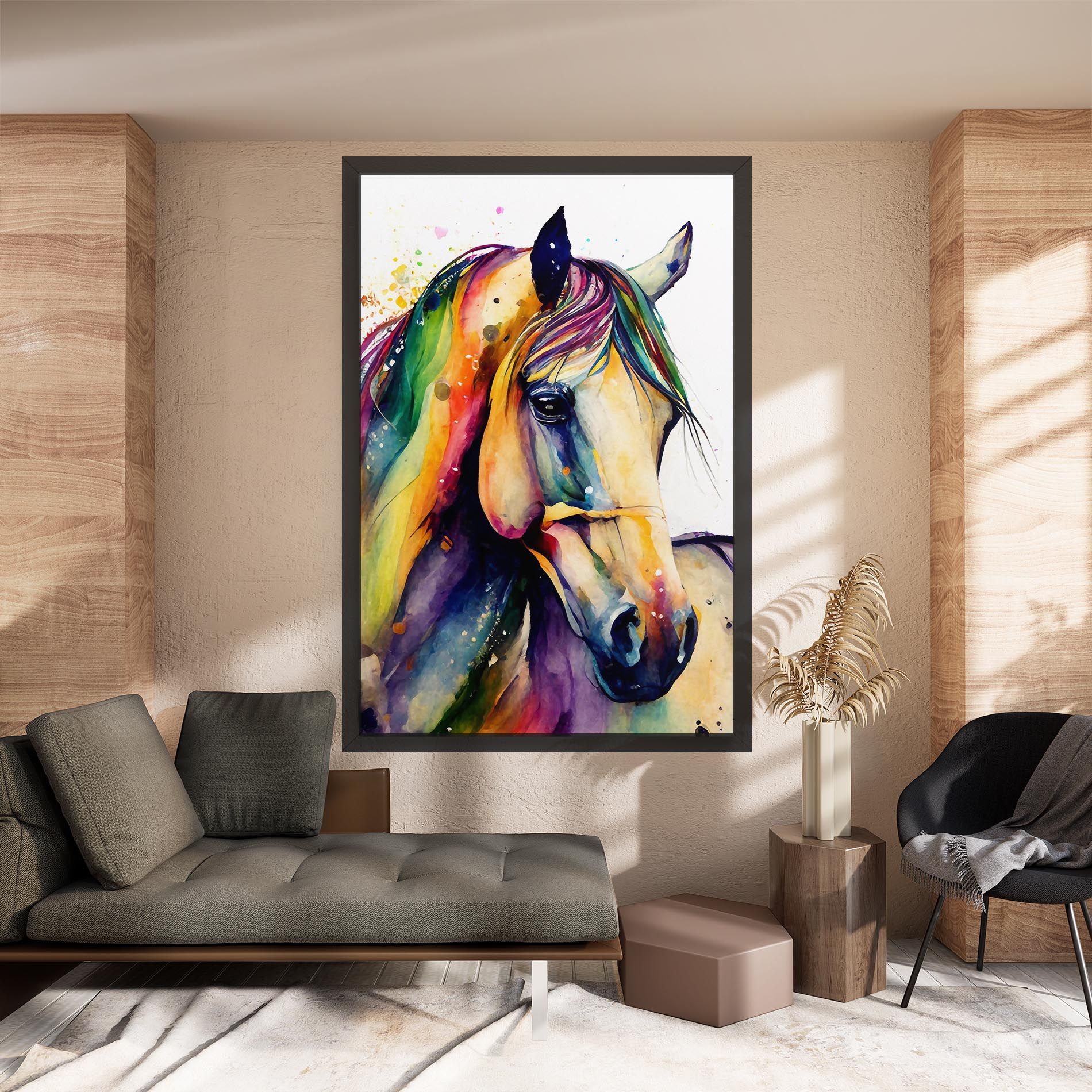 Colorful Horse mockup 8