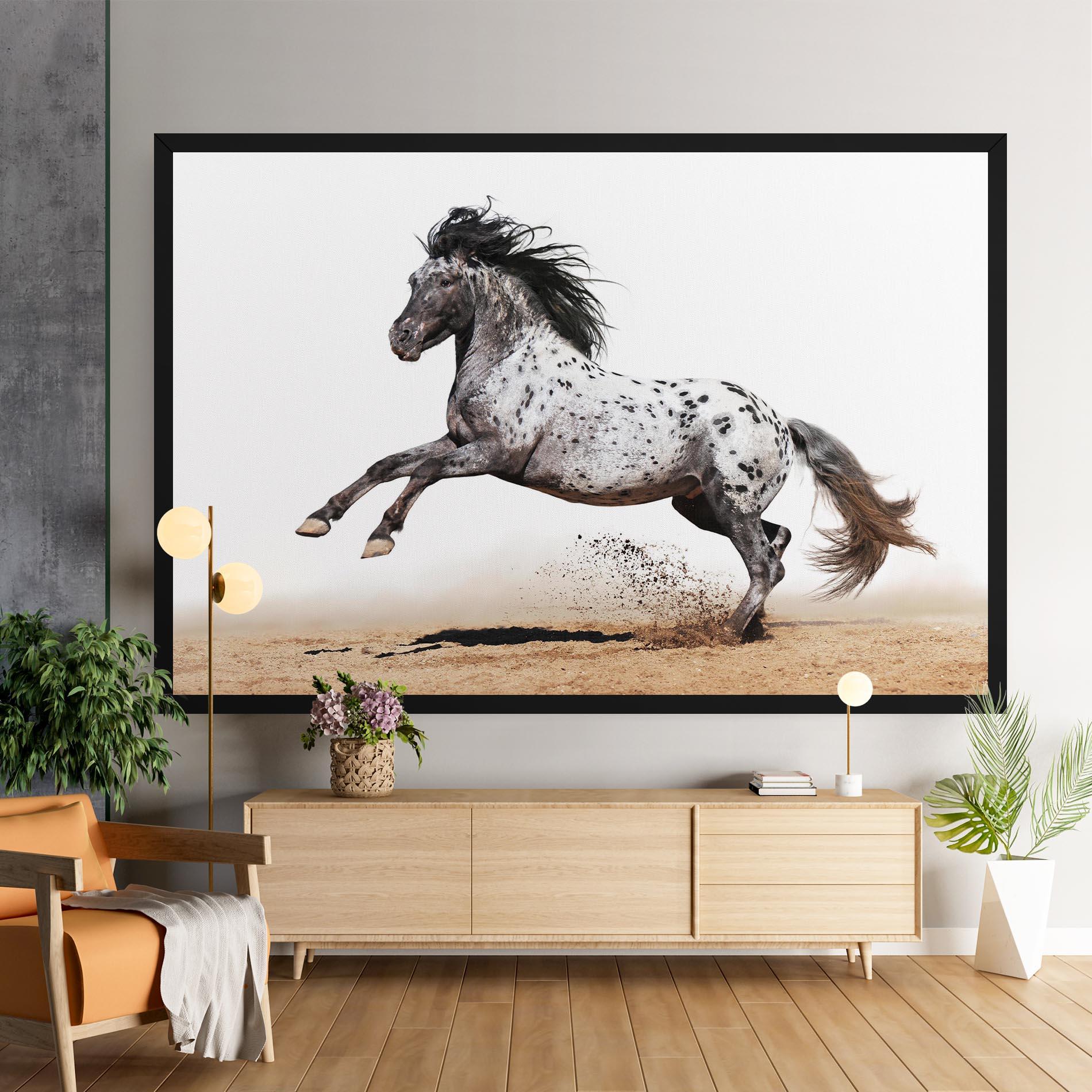 Картина на платно Appaloosa Horse Running mockup 9